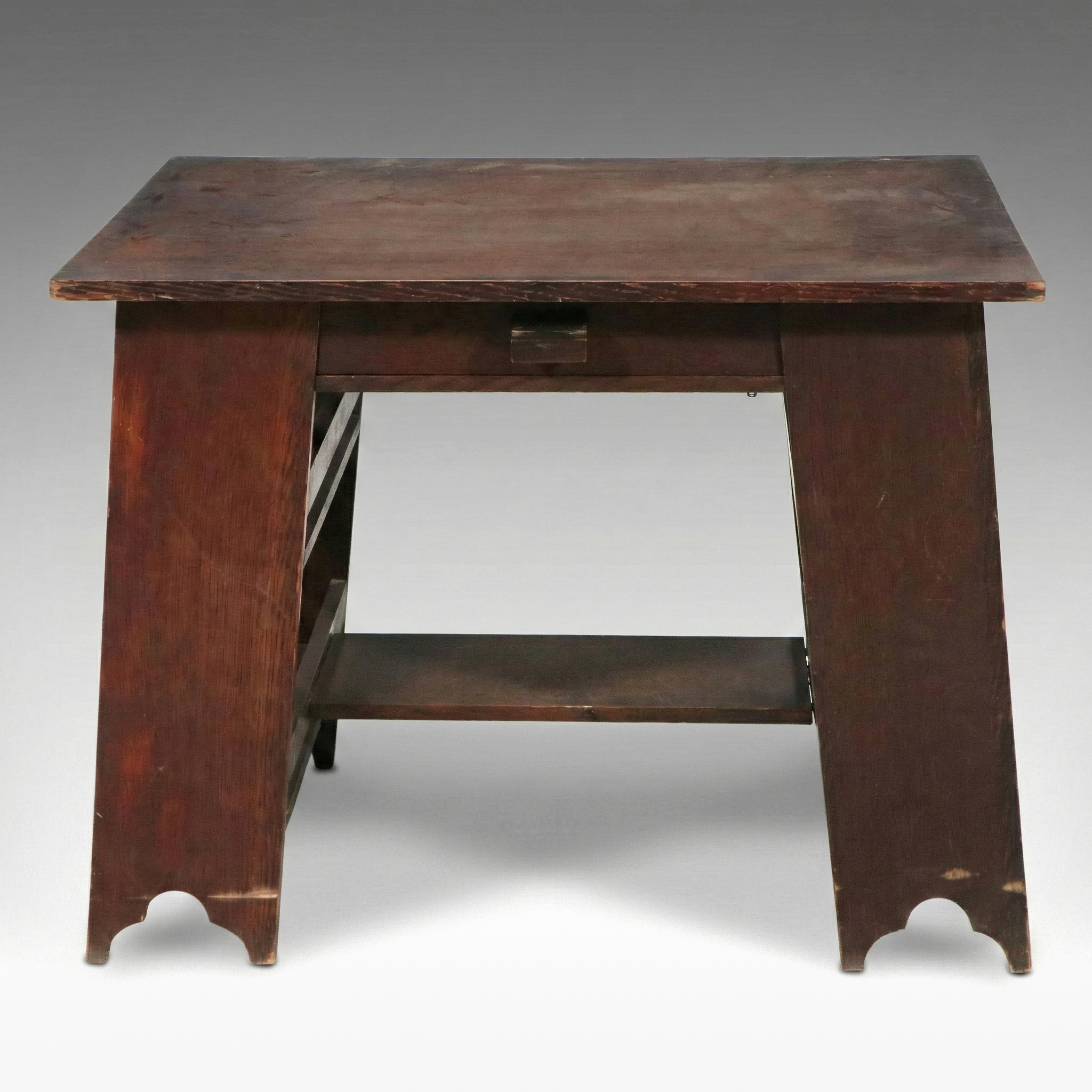 Mission Style Oak Desk, Early 20th Century