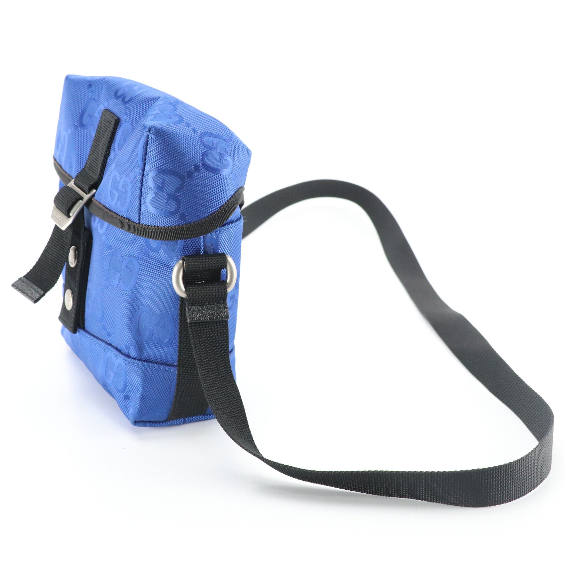 Gucci Off The Grid Crossbody Bag in Royal Blue Jumbo GG Jacquard Canvas