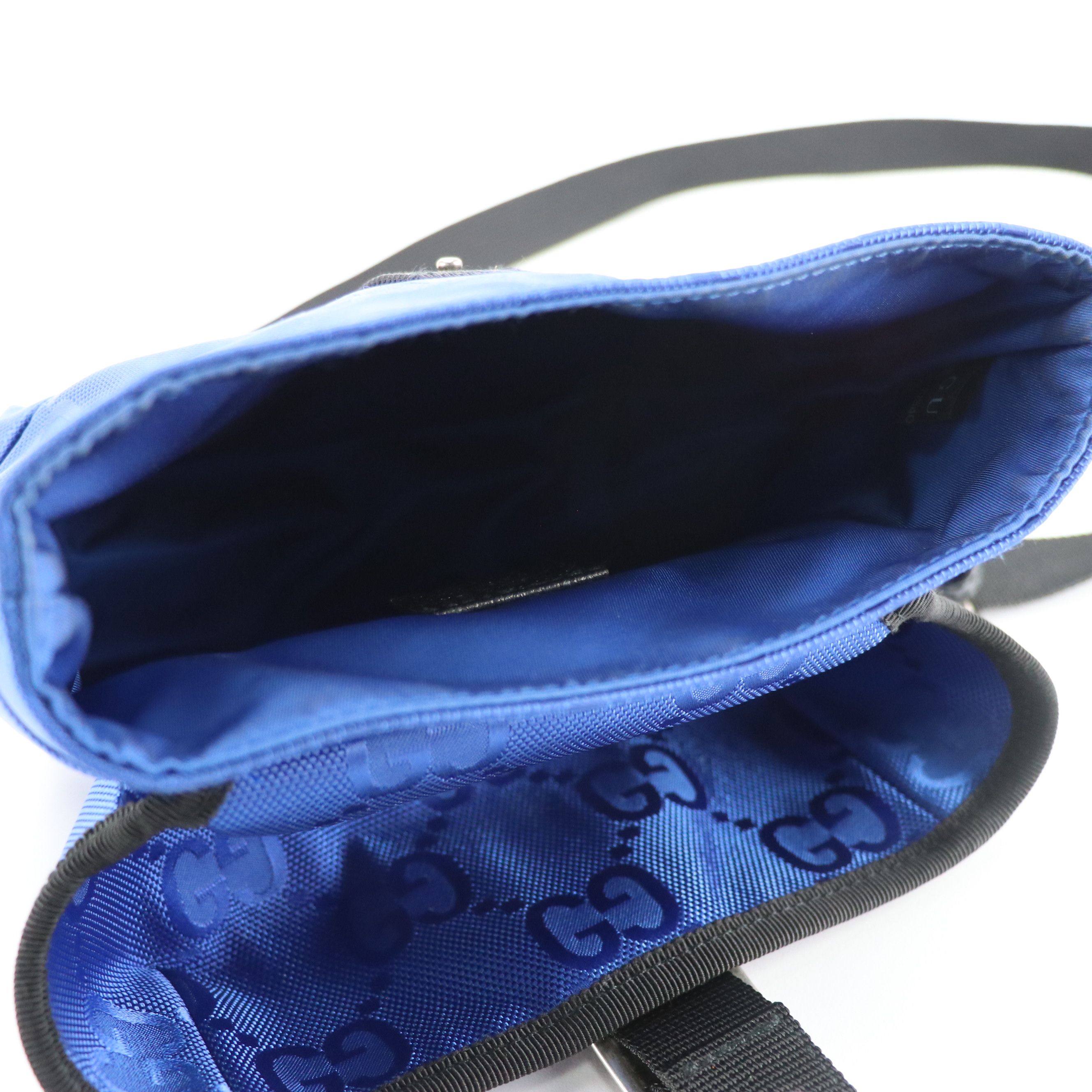 Gucci Off The Grid Crossbody Bag in Royal Blue Jumbo GG Jacquard Canvas