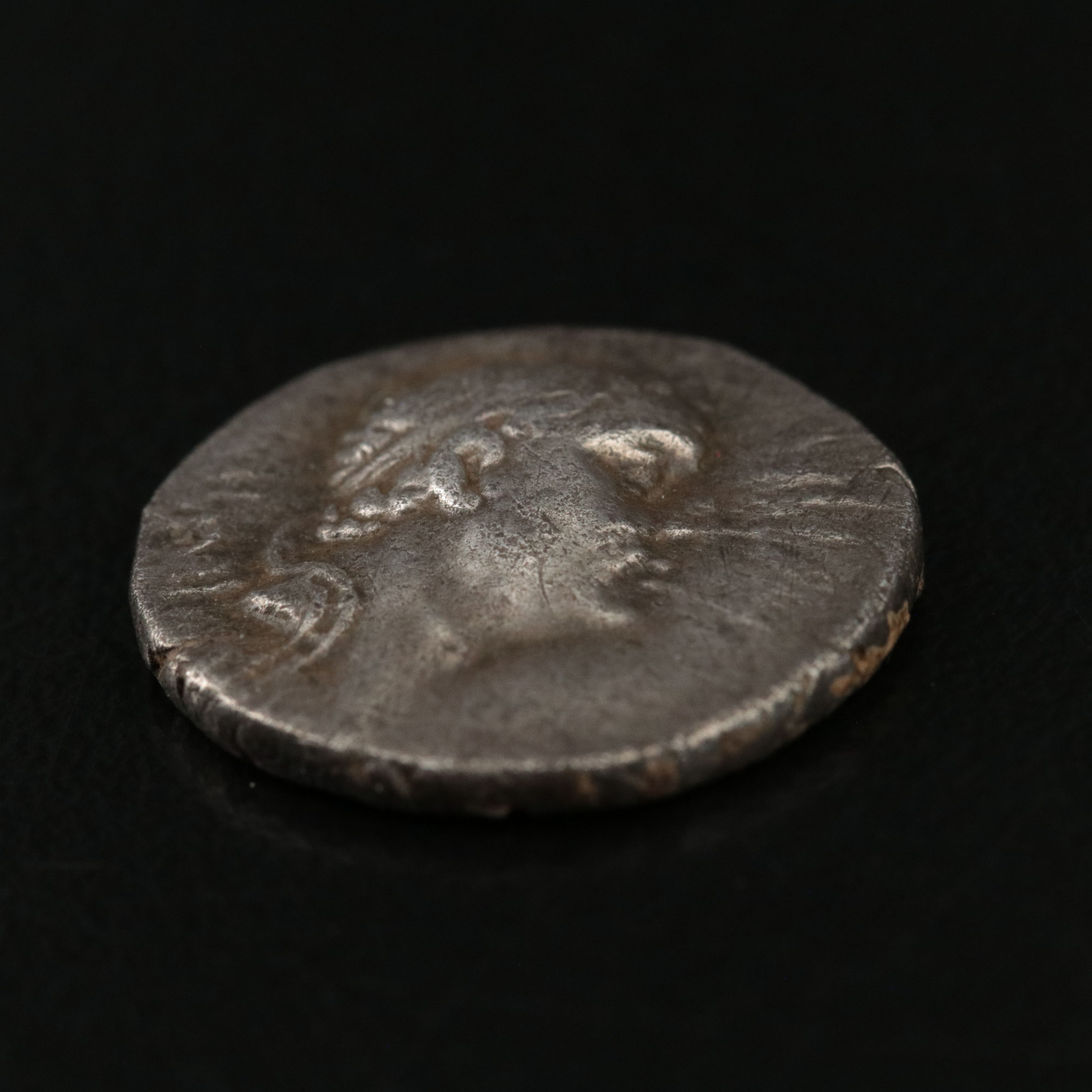 Ancient Kings of Cappodocia AR Drachm Coin of Ariobarzanes I, ca. 70 B.C.