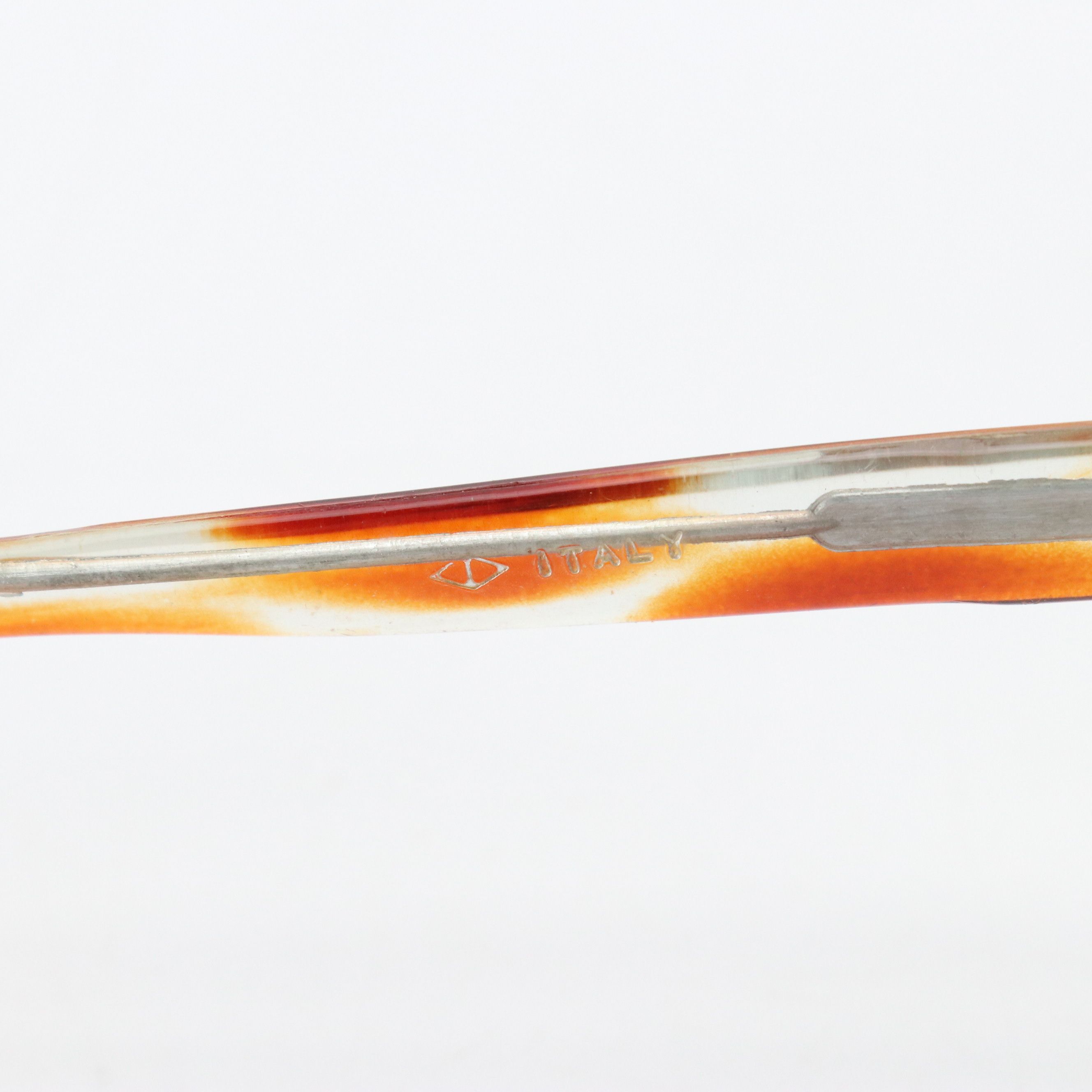 Trigère Vintage Round Sunglasses with Other Oversized Honey Brown Sunglasses