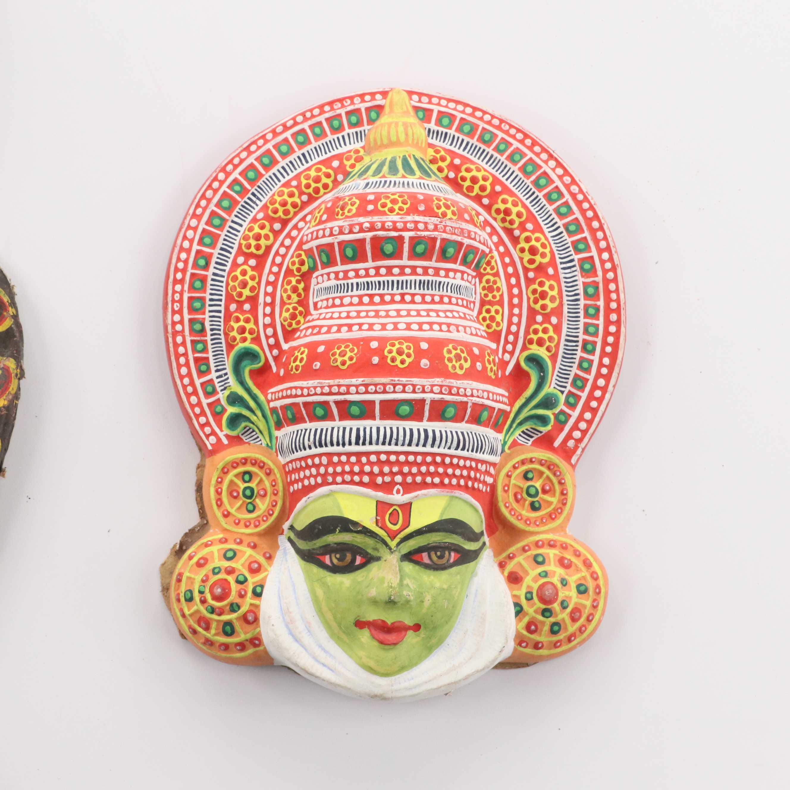 Indian Handcrafted Papier-Mâché Deity Masks