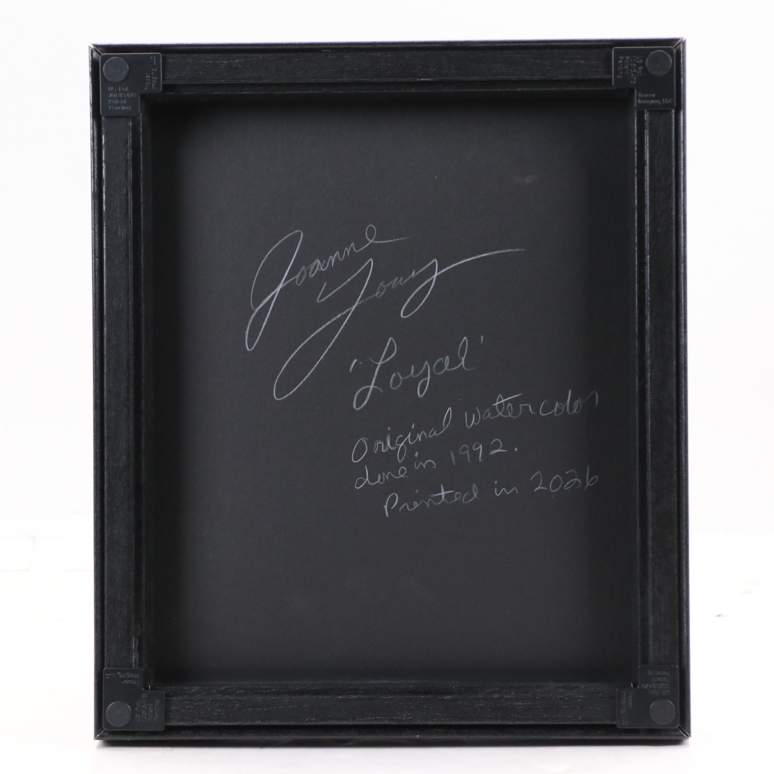 Joanne Young Digital Print "Loyal," 2026