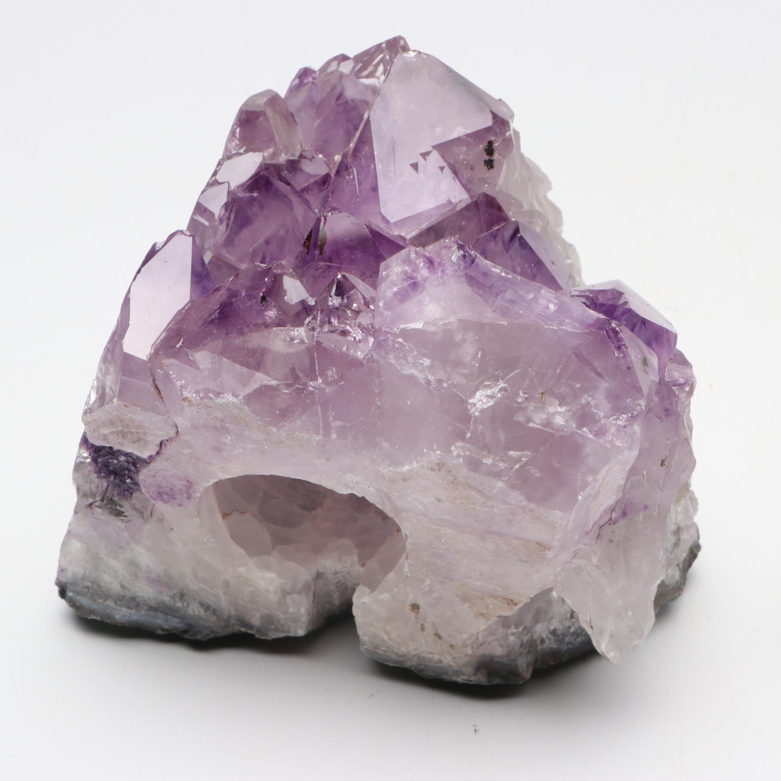 Amethyst Geode Fragments for Lamp Conversion