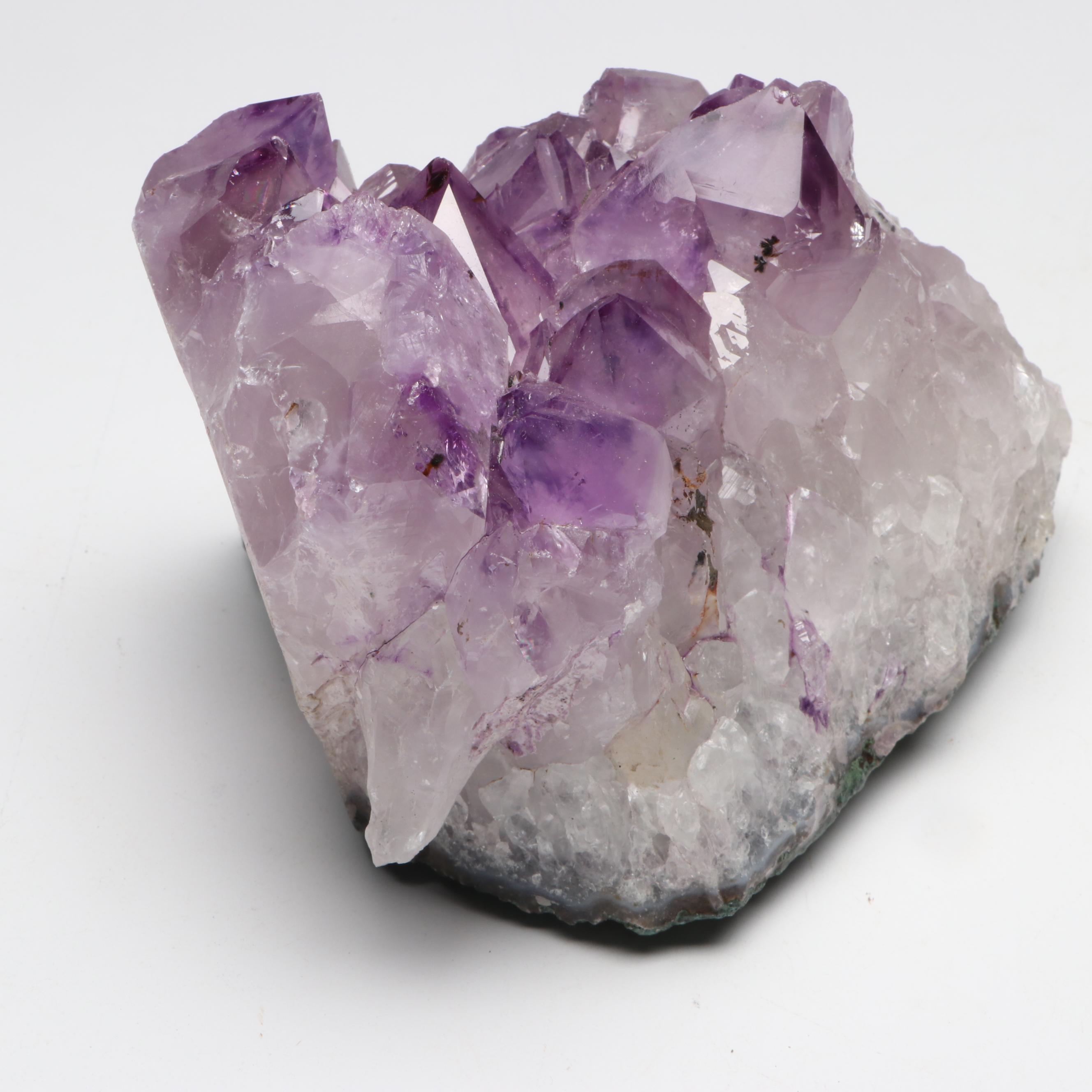 Amethyst Geode Fragments for Lamp Conversion