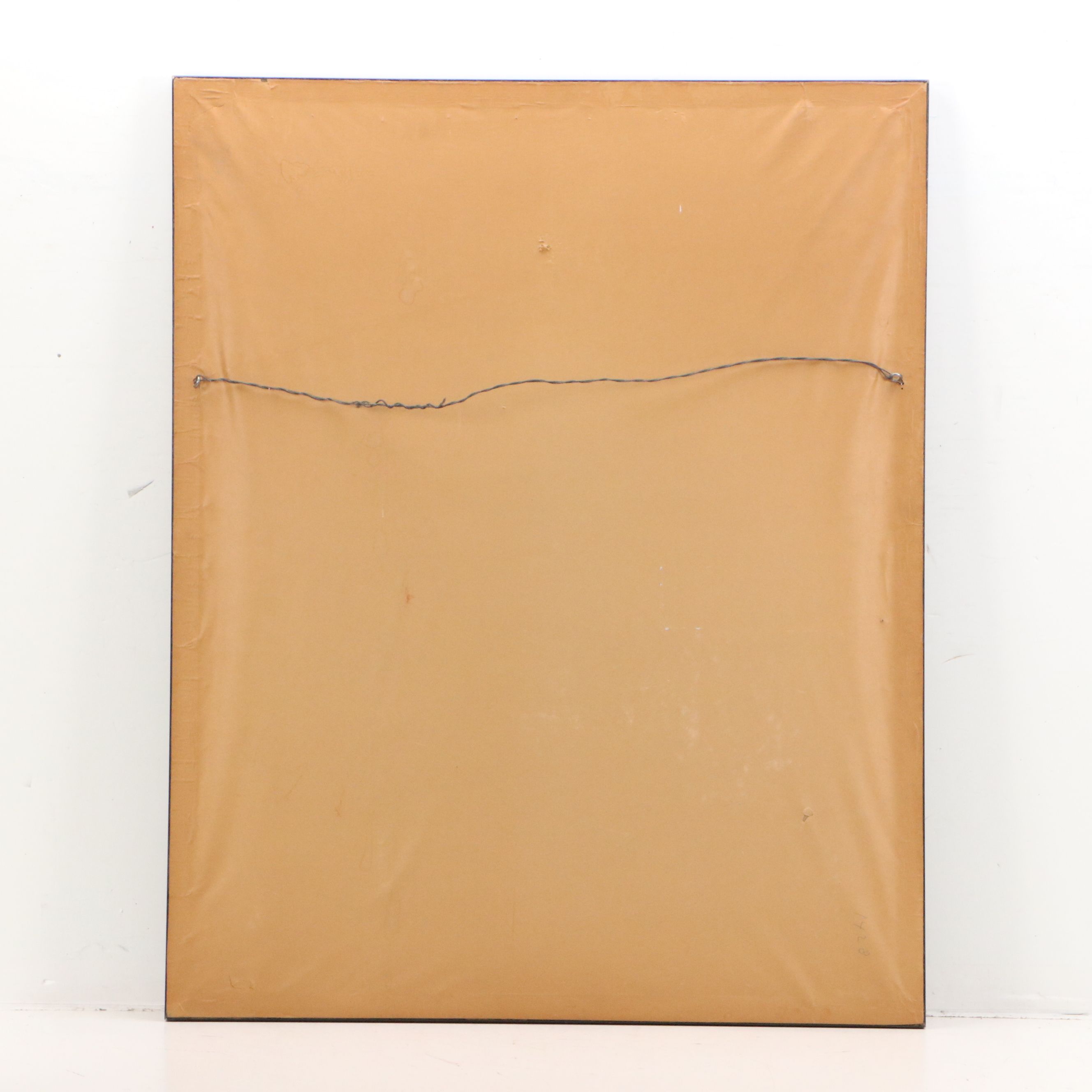 Embroidery Panel of Zebras in Forest, Late 20th Century