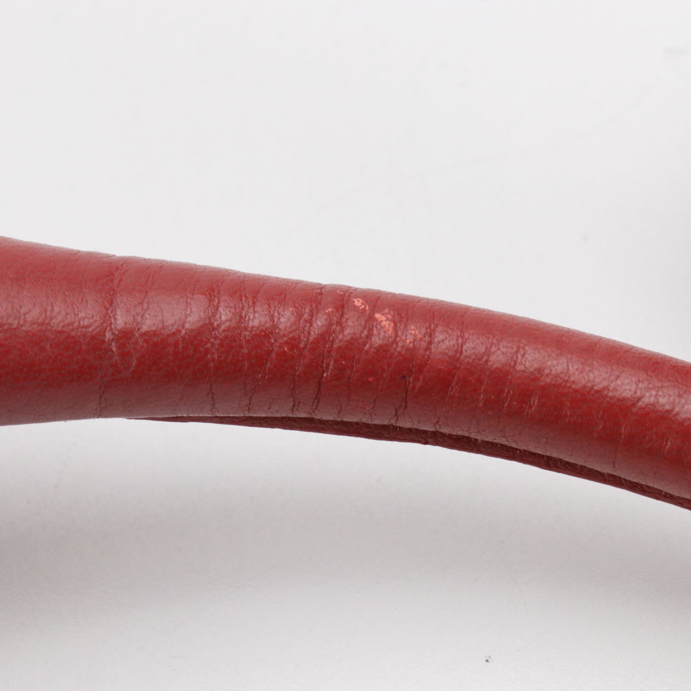 Prada Top Handle Two-Way Shopper Tote in Red Grained Leather