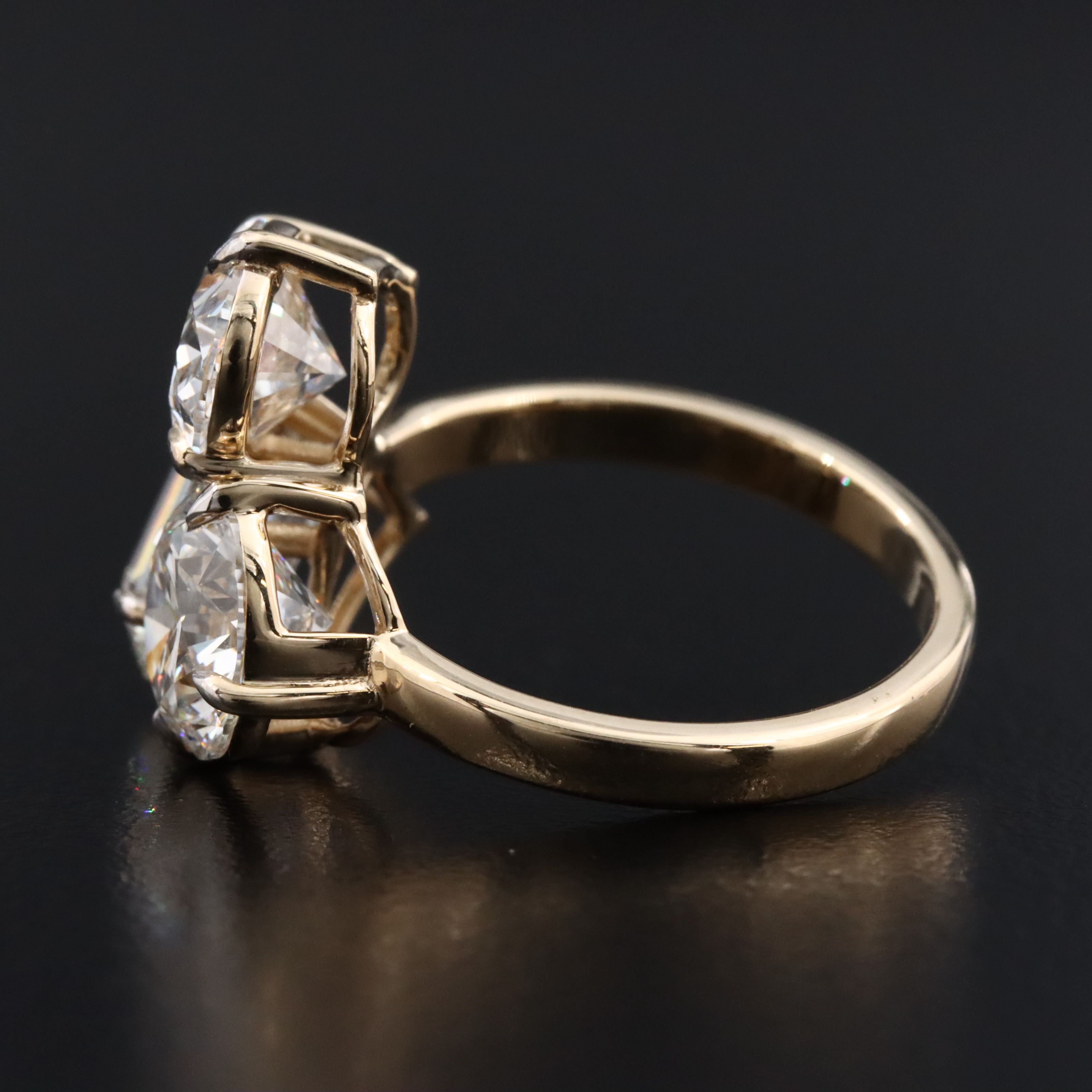14K 6.06 CTW Lab Grown Diamond Ring with IGI Reports