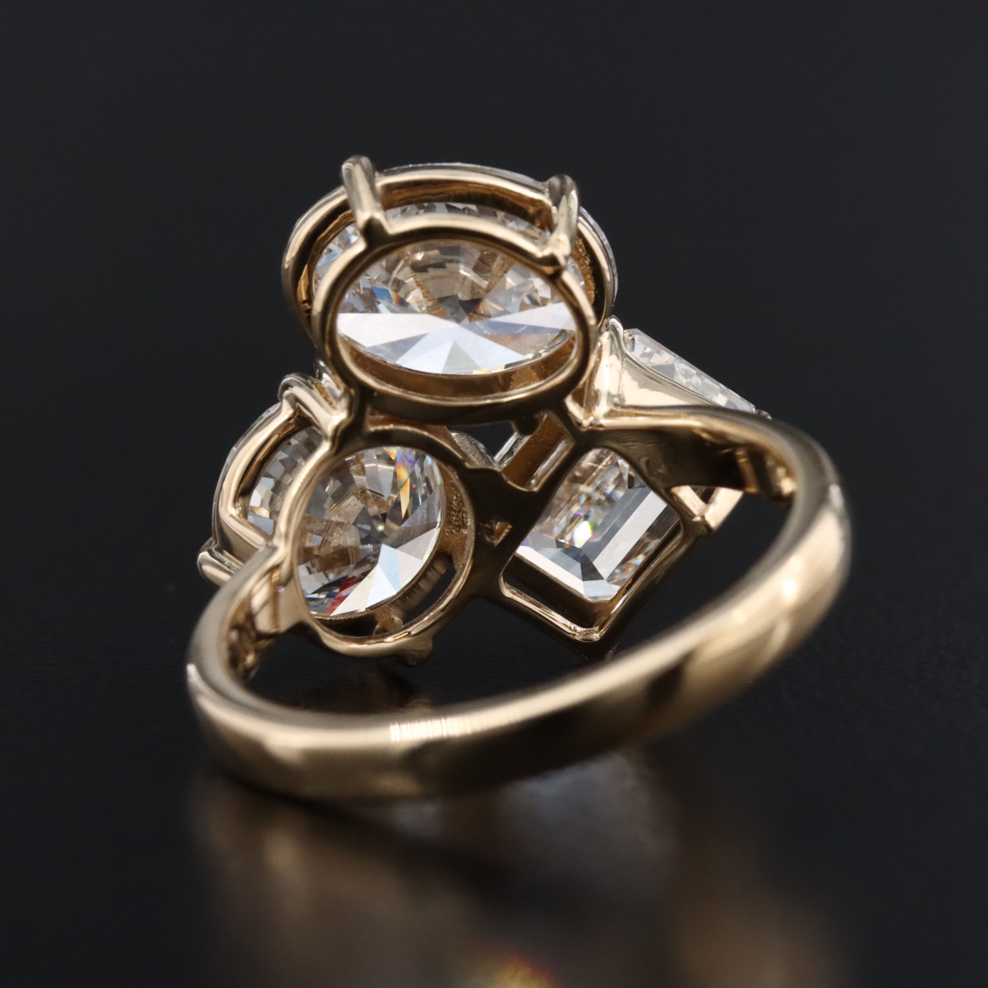 14K 6.06 CTW Lab Grown Diamond Ring with IGI Reports