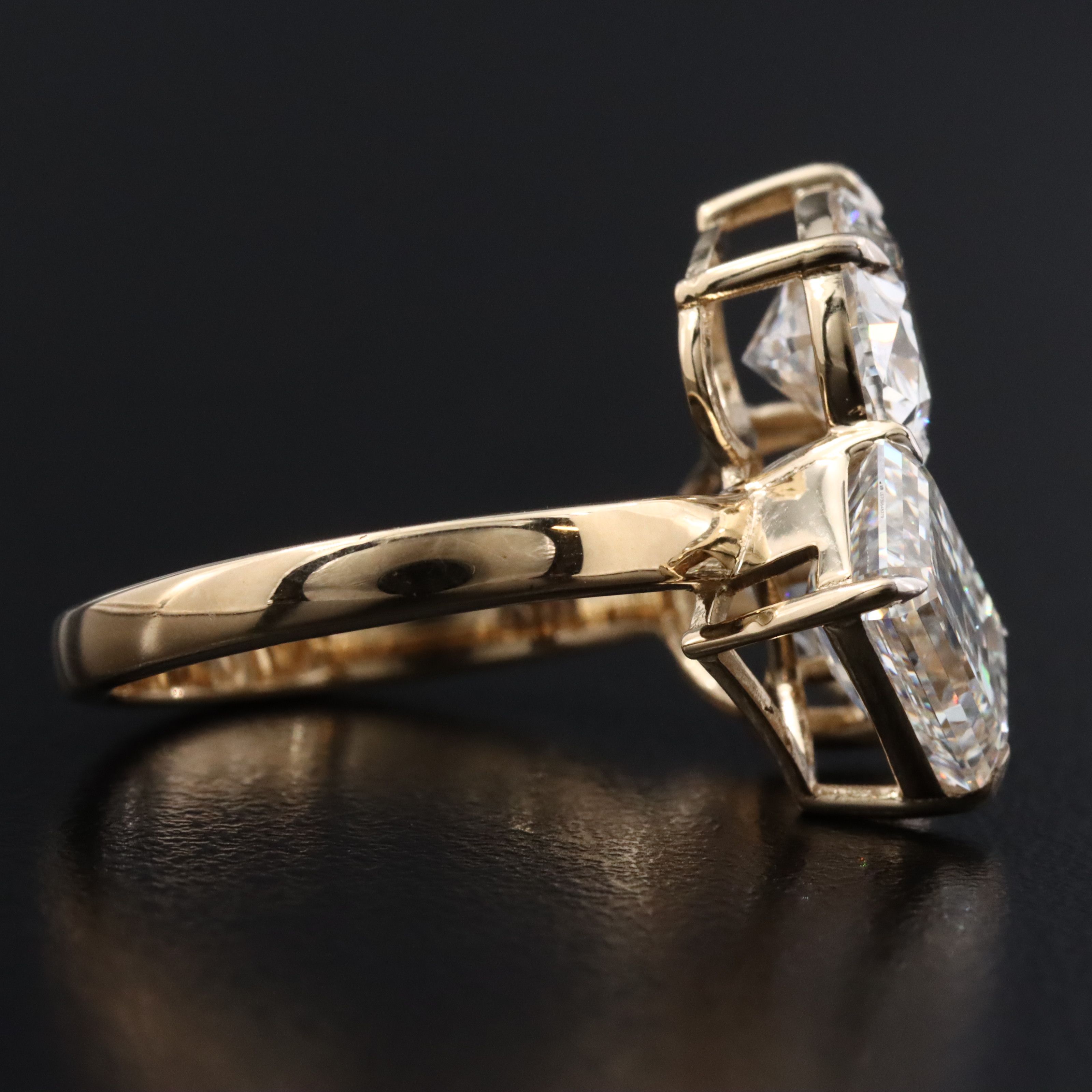 14K 6.06 CTW Lab Grown Diamond Ring with IGI Reports