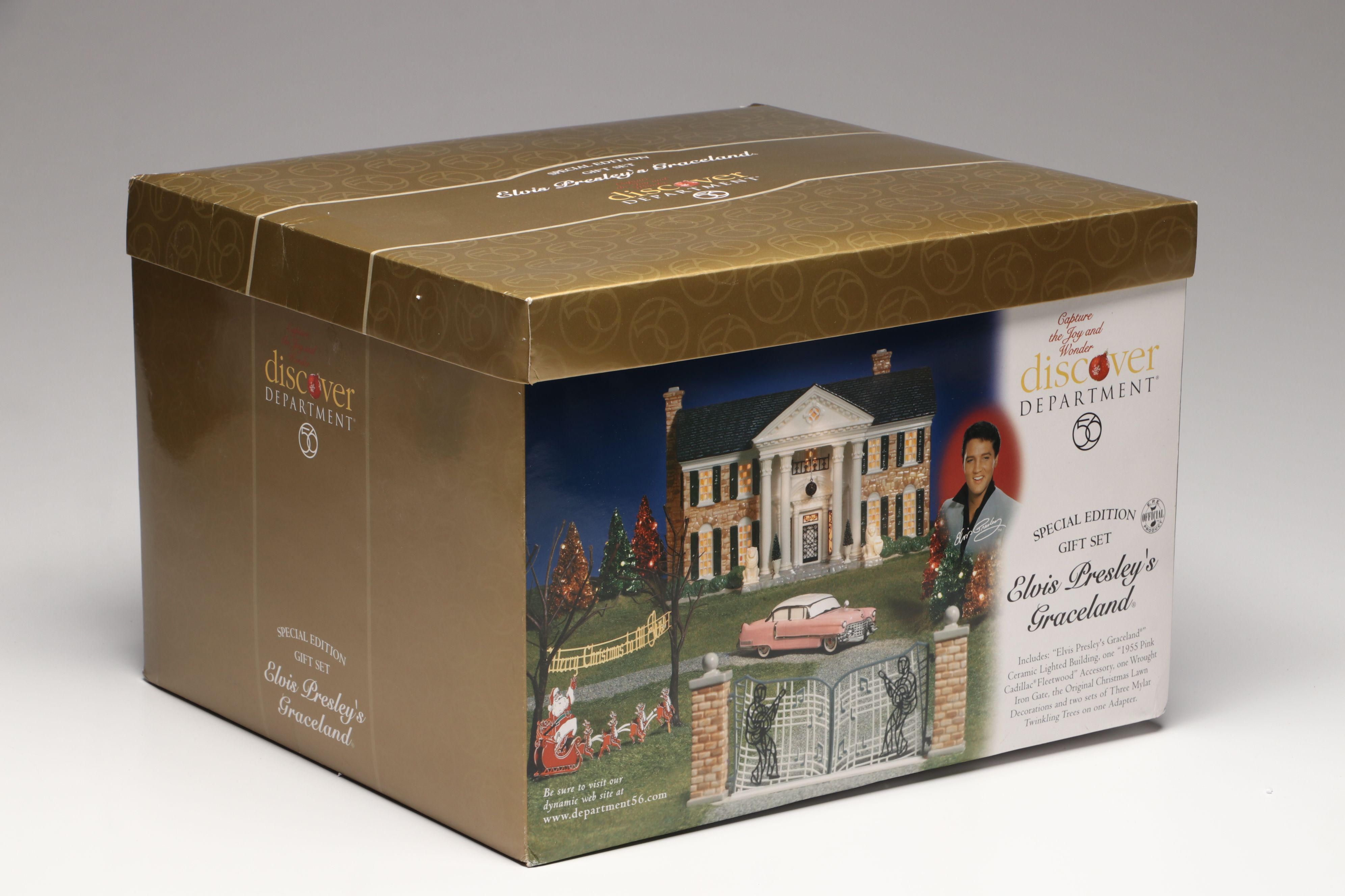 Special Edition Gift Set of "Elvis Presley's Graceland" by Department 56