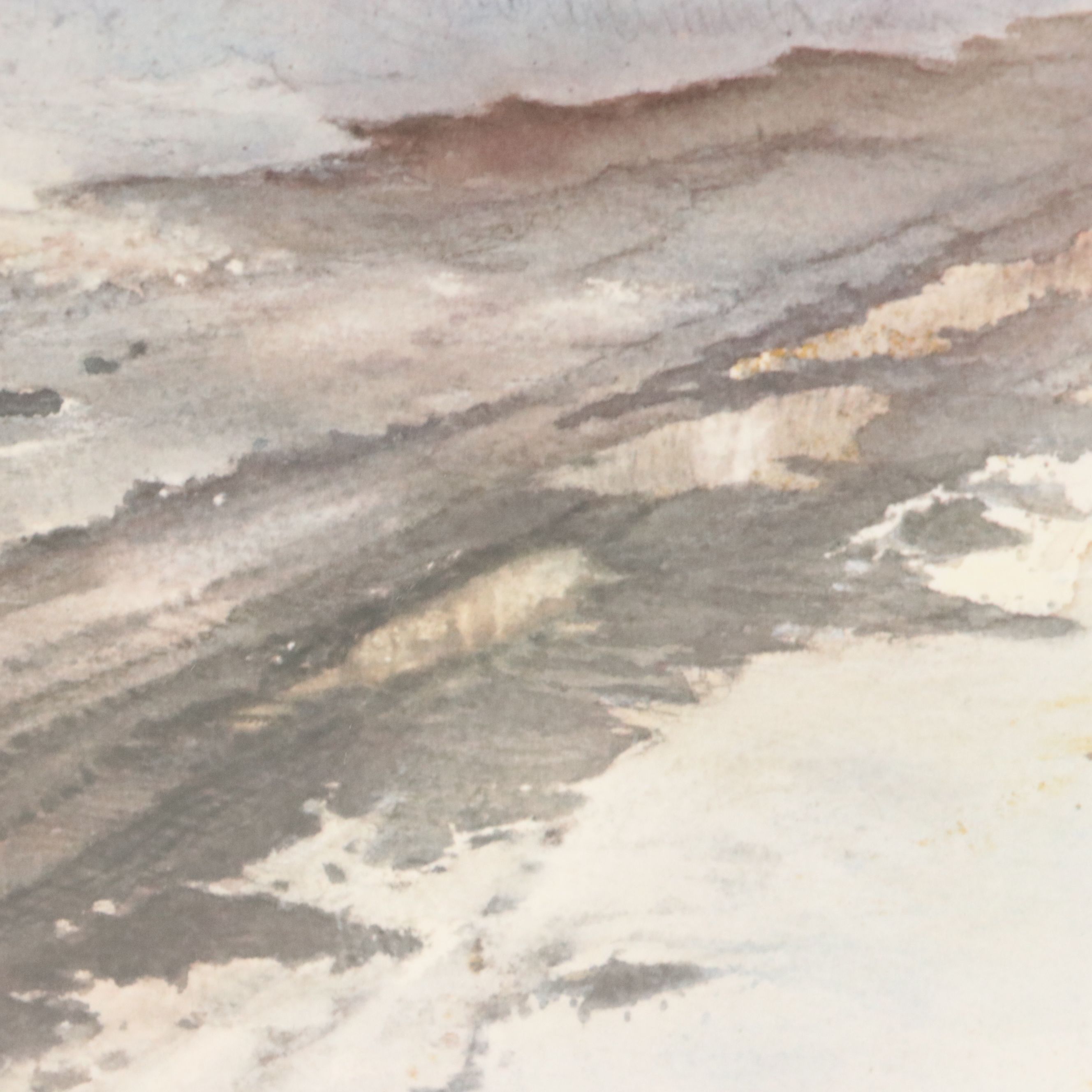 Nita Engle Offset Lithograph "March Thaw," 1980