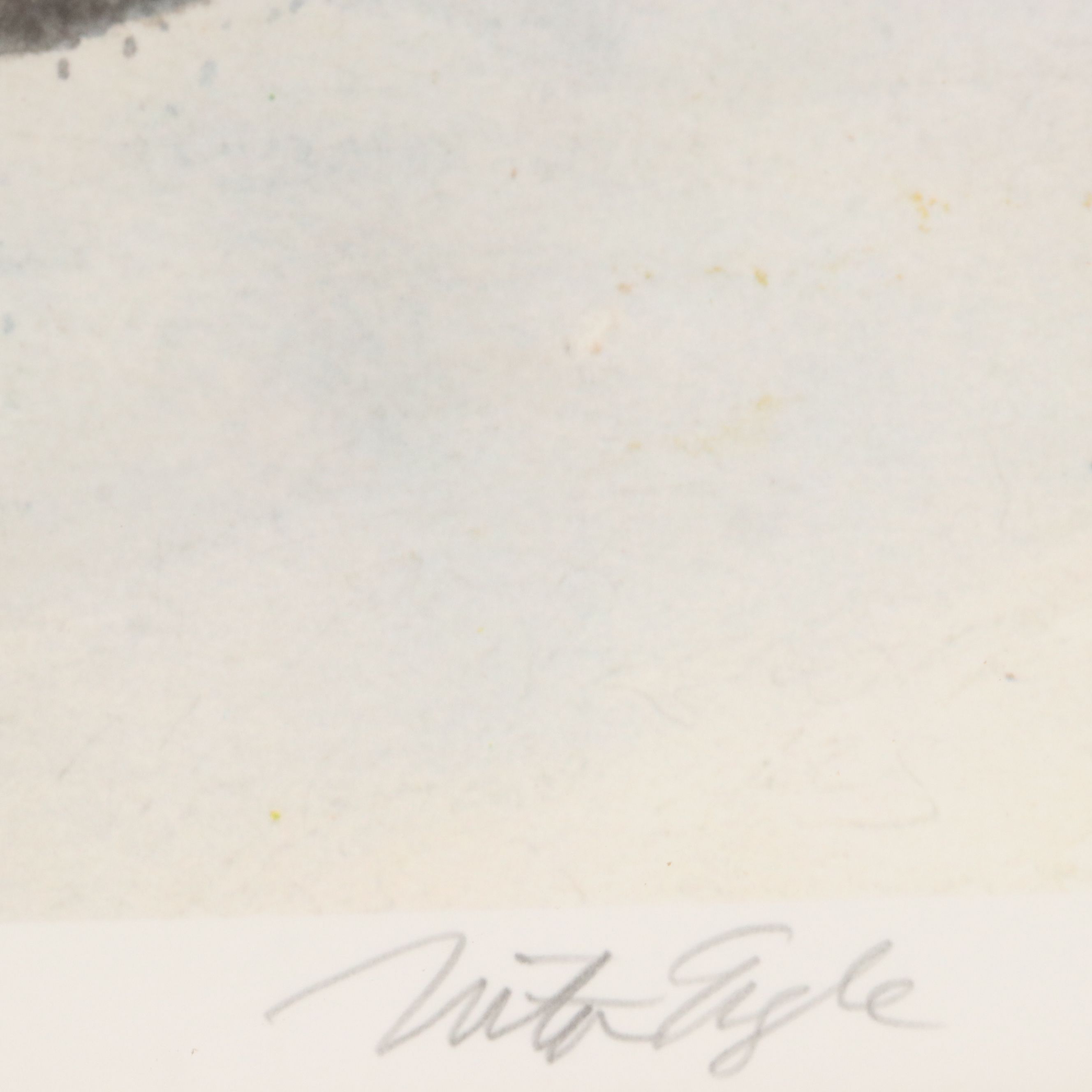 Nita Engle Offset Lithograph "March Thaw," 1980