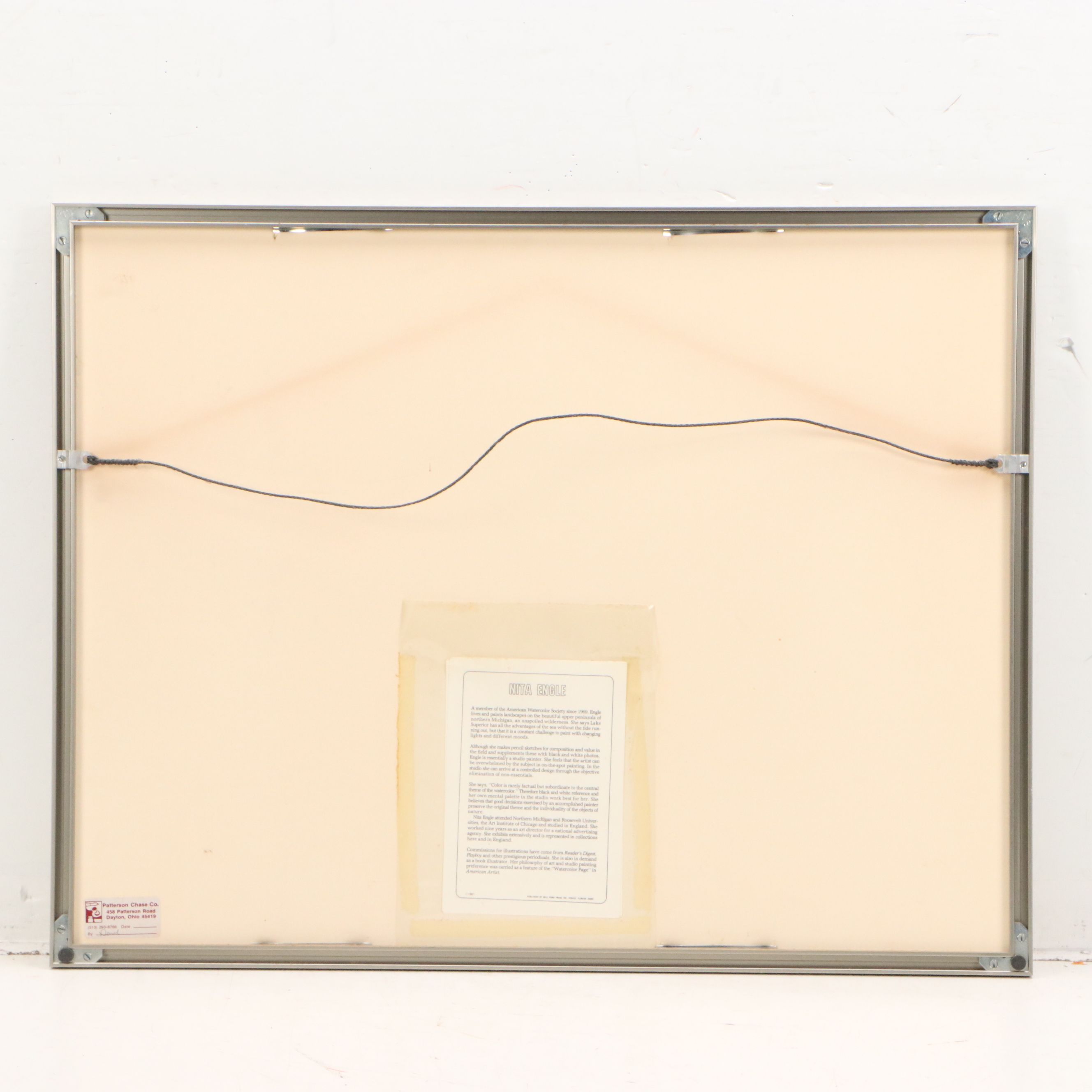 Nita Engle Offset Lithograph "March Thaw," 1980