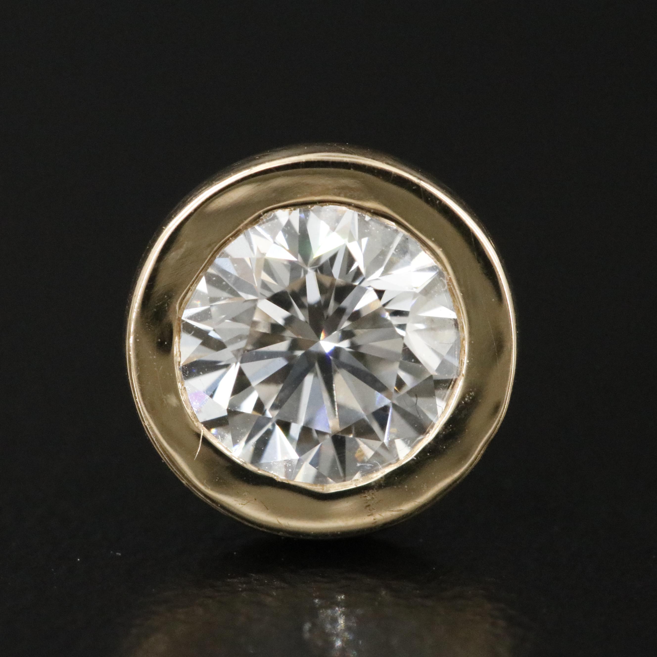 14K 2.17 CTW Lab Grown Diamond Stud Earrings with IGI Reports