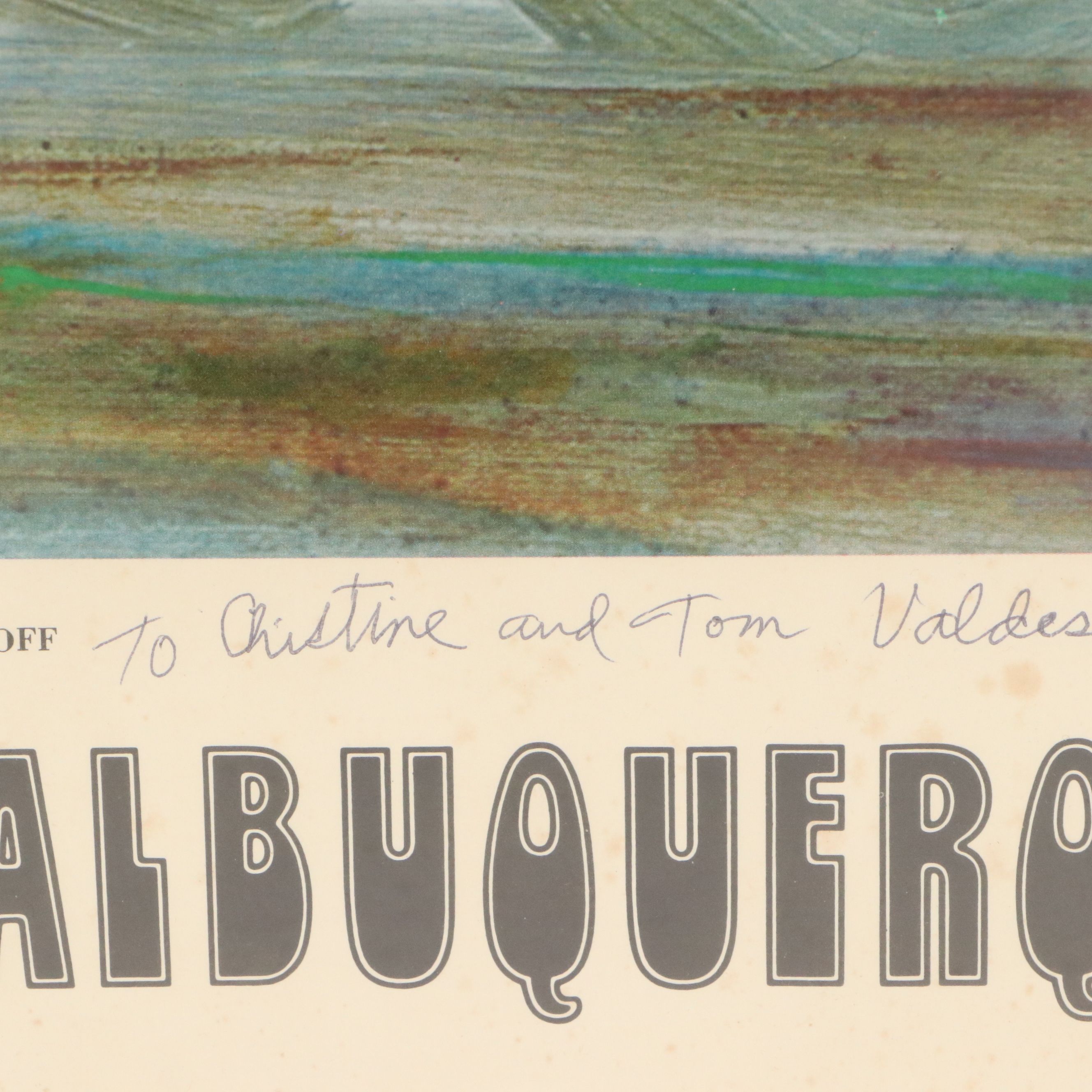 Lloyd Lozes Goff Offset Lithograph Poster for Hot Air Balloon Championship, 1973