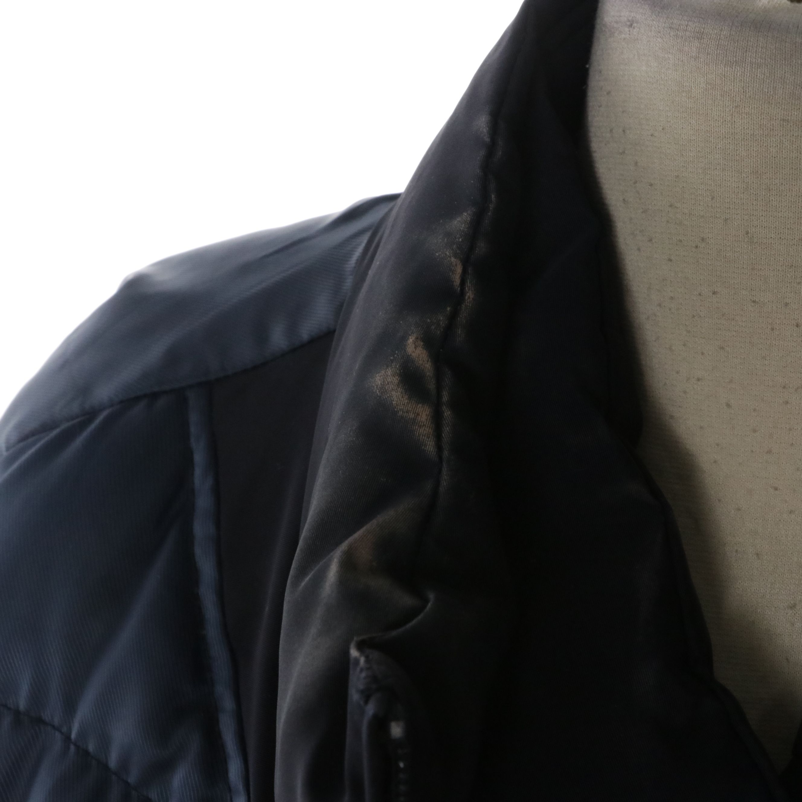 Talbots Blue Nylon Winter Coat and L.L. Bean Mid-Length Hooded Raincoat