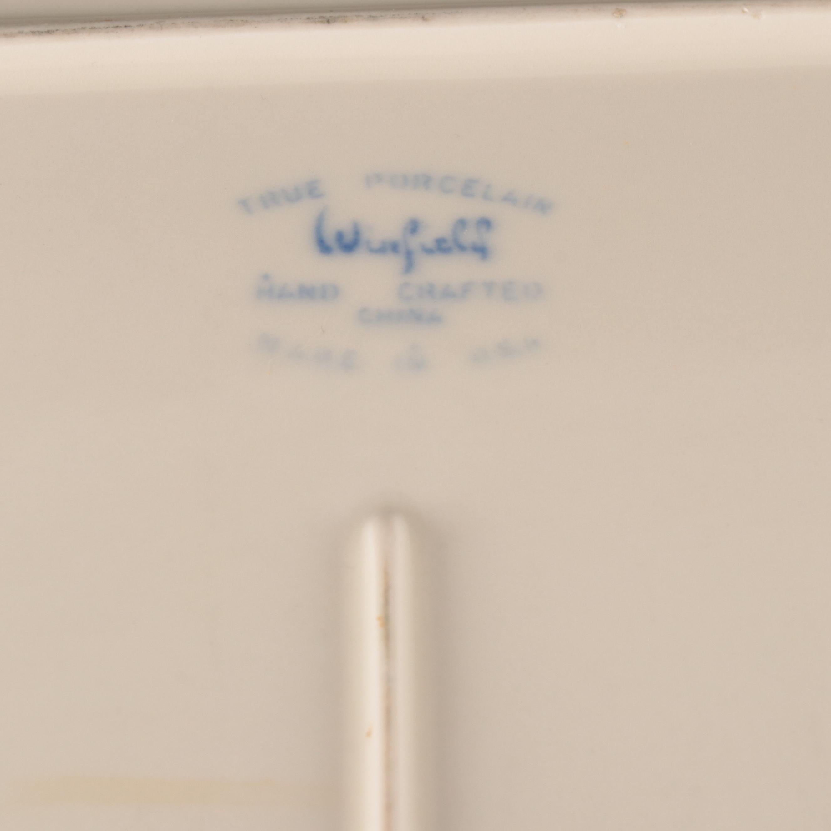 Winfield "Dragon Flower" Casserole Dish and Other Tableware