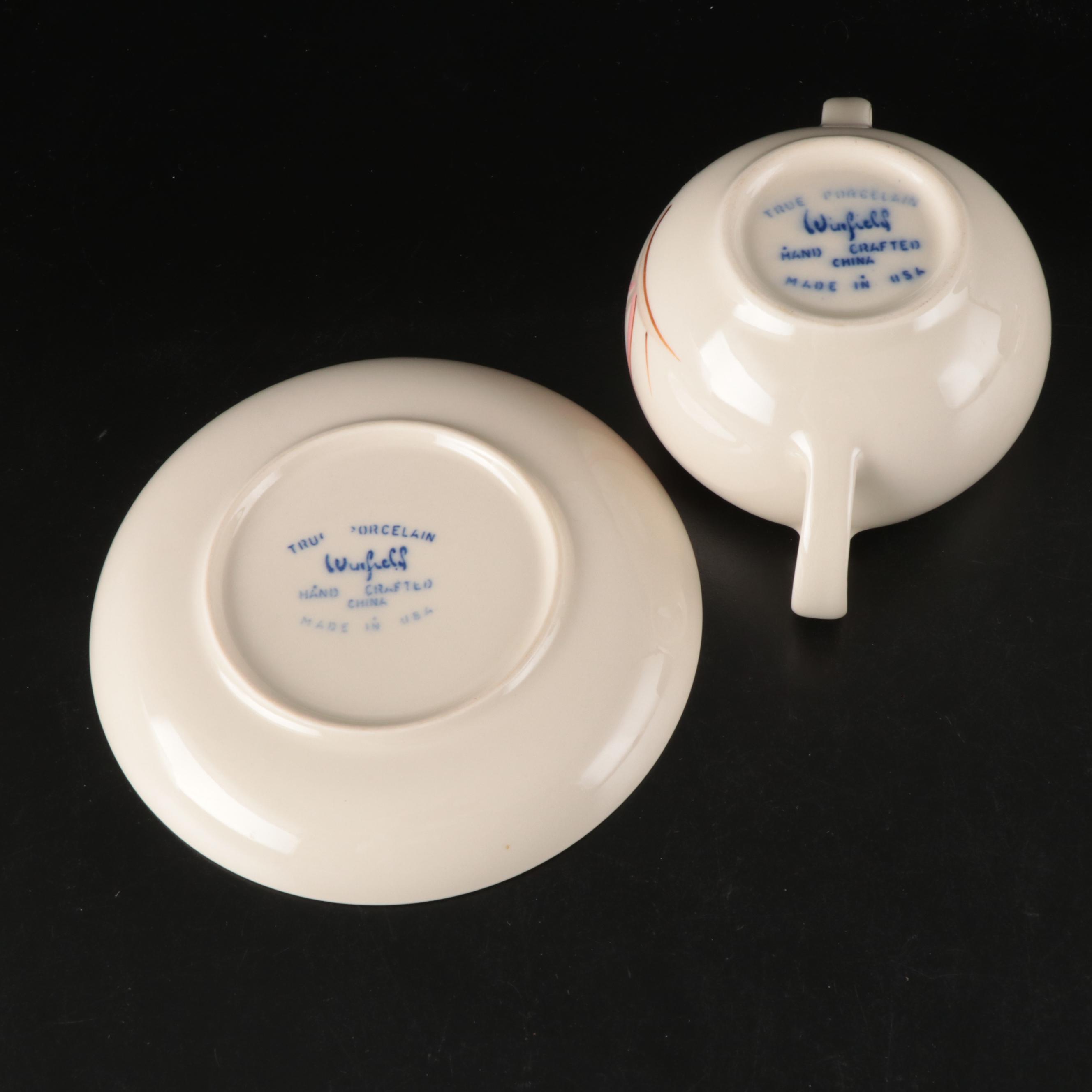 Winfield "Dragon Flower" Casserole Dish and Other Tableware