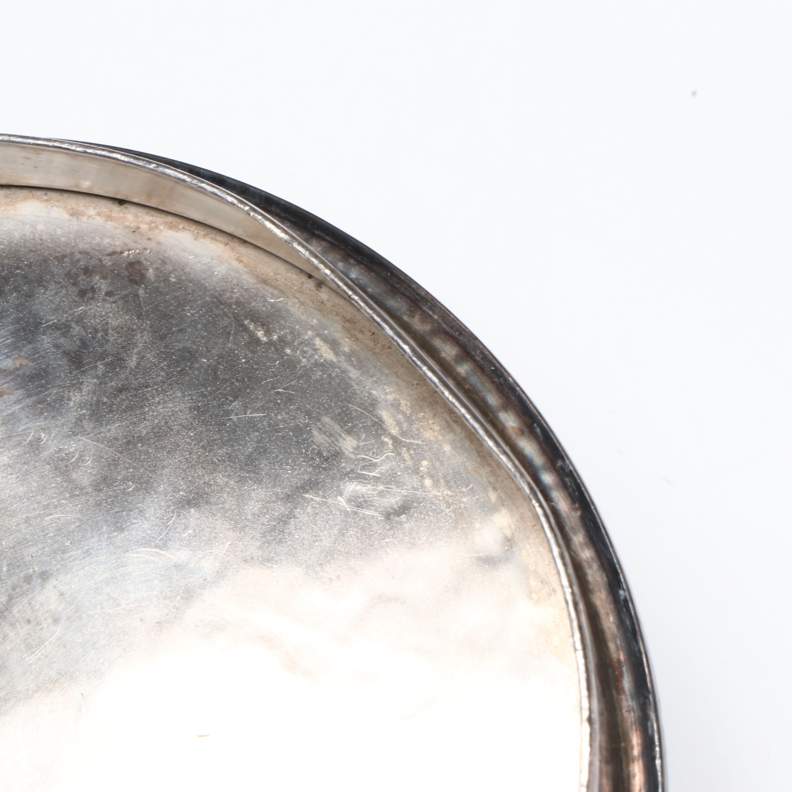 Antique English Arts and Crafts Pewter Biscuit Barrel, Late 19th/Early 20th C.