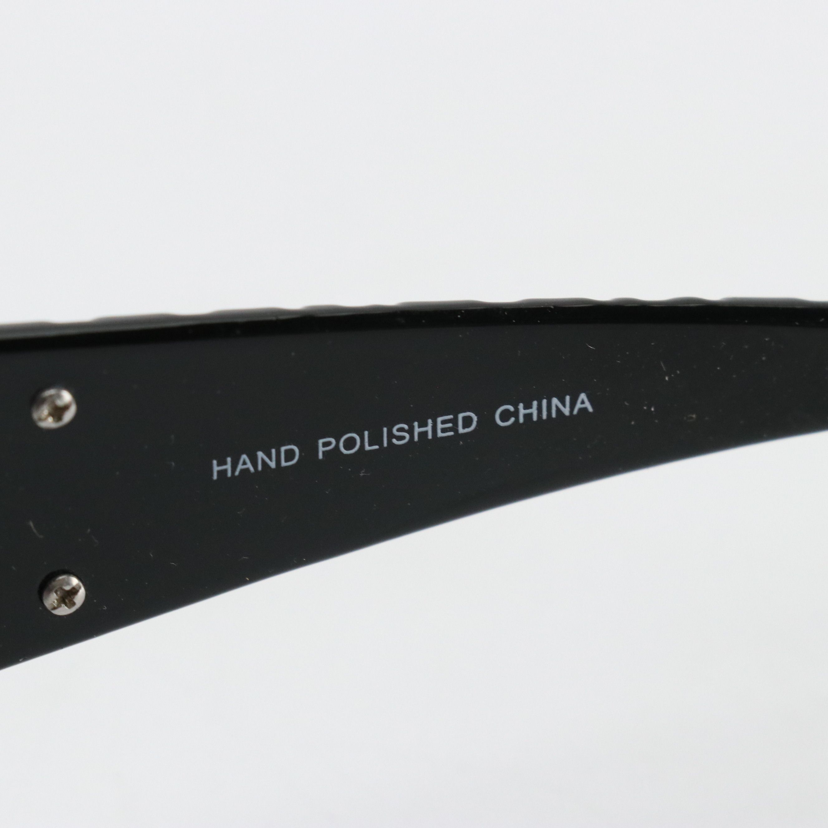 Black and White Oversized Round Sunglasses with Hot Pink Case