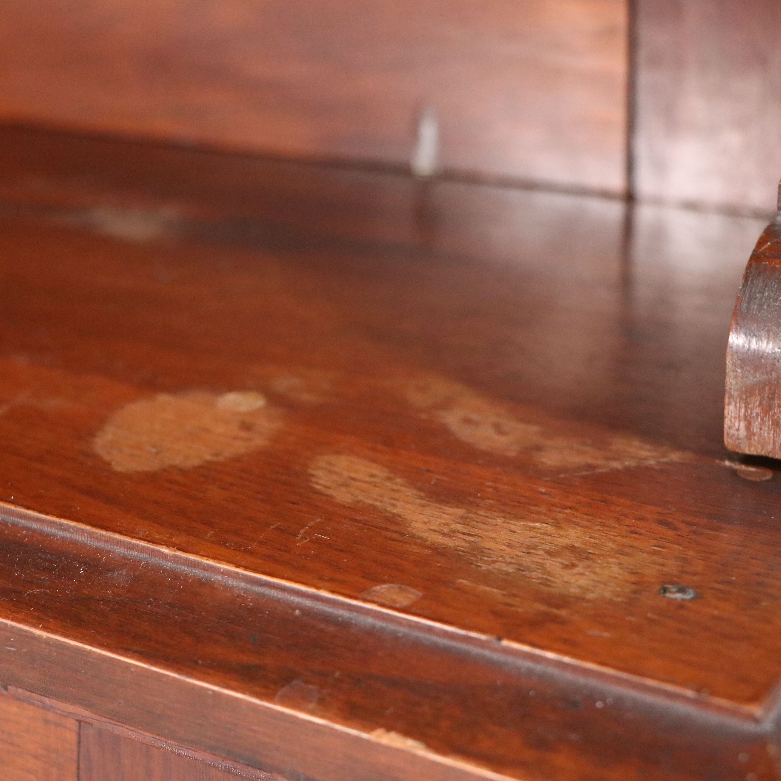 Eastlake Walnut Slant-Front Secretary Desk, Late 19th Century