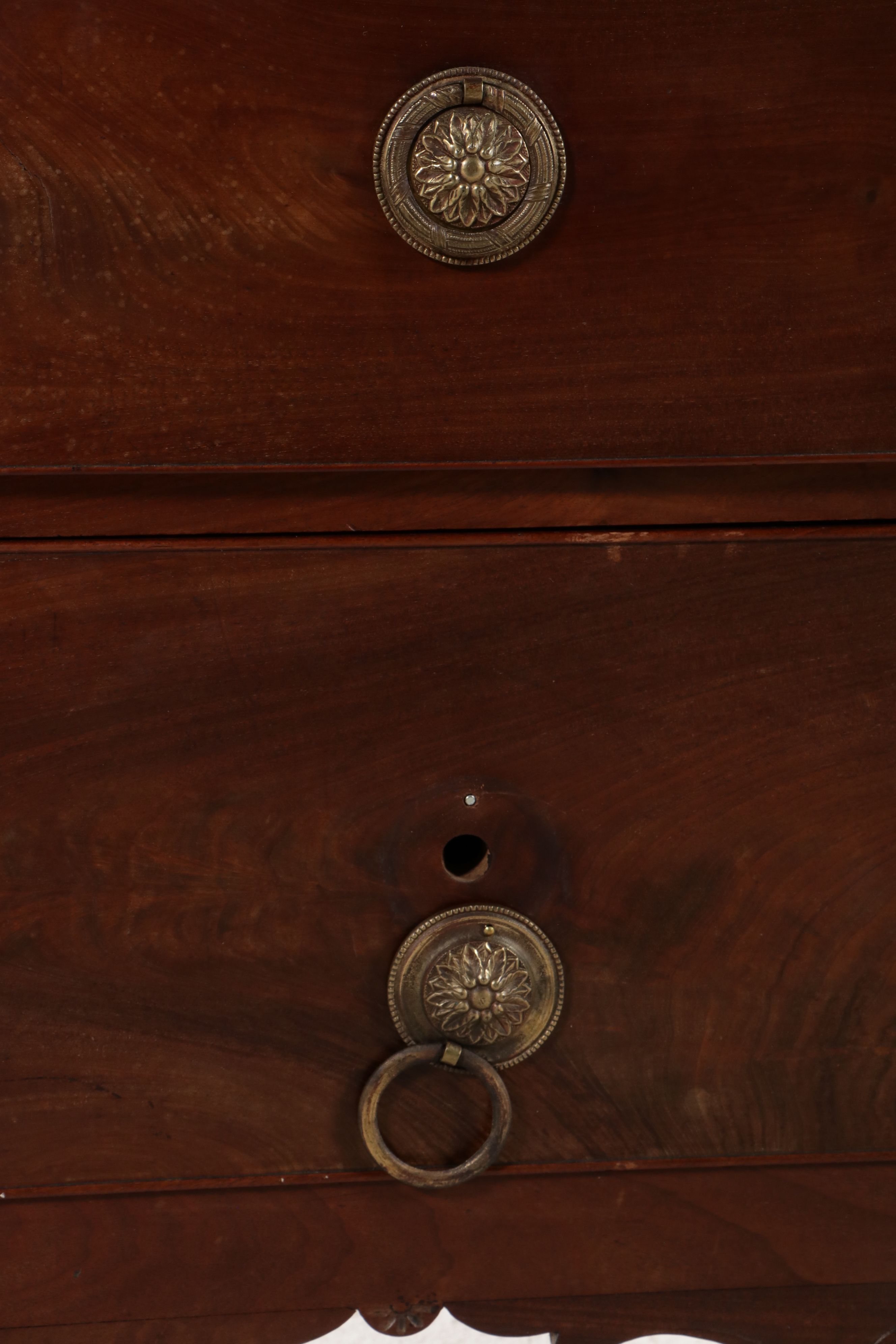 Regency Style Mahogany Linen Press