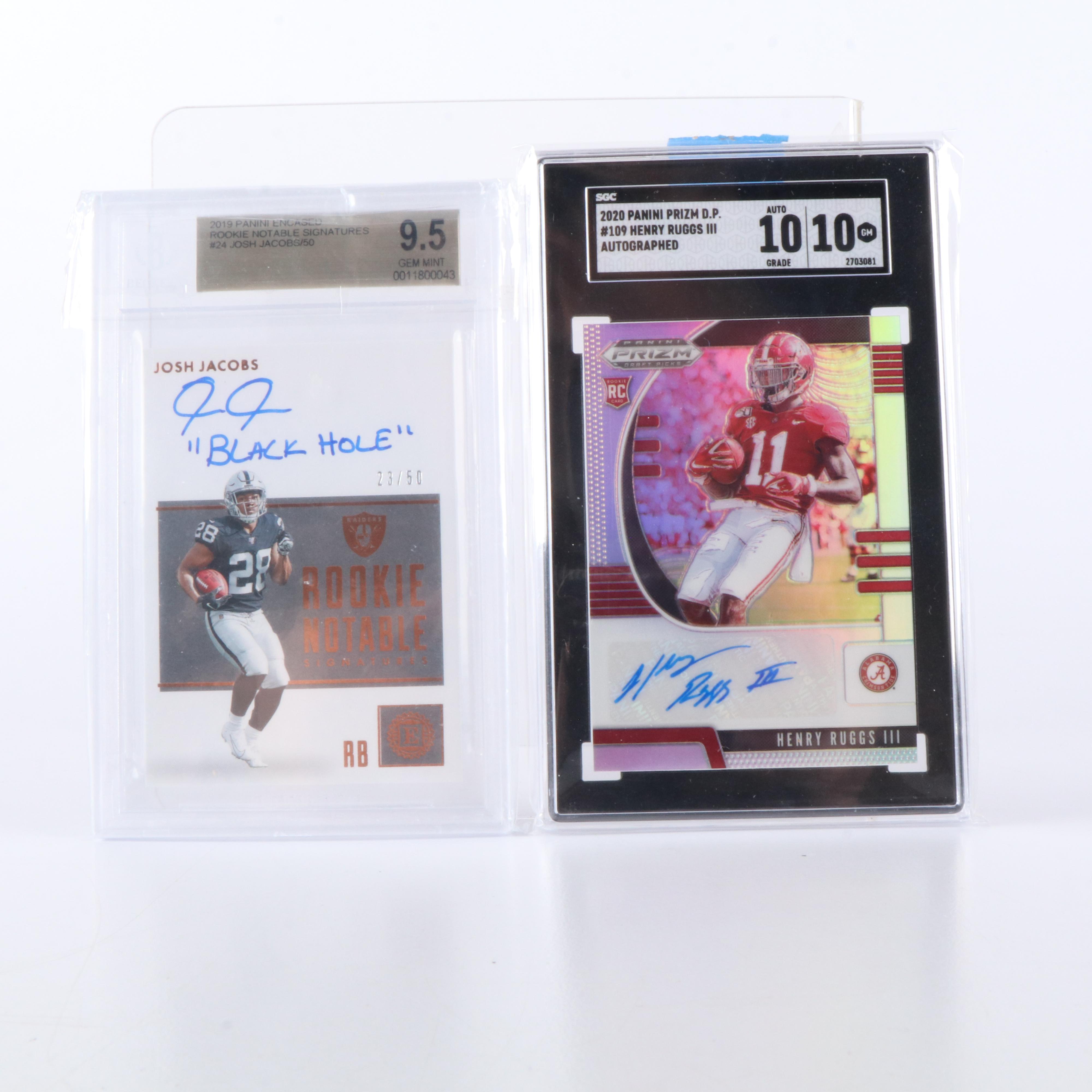 Donruss Optic with Other Football Cards Featuring Rookies, Signed, & More, 2020s