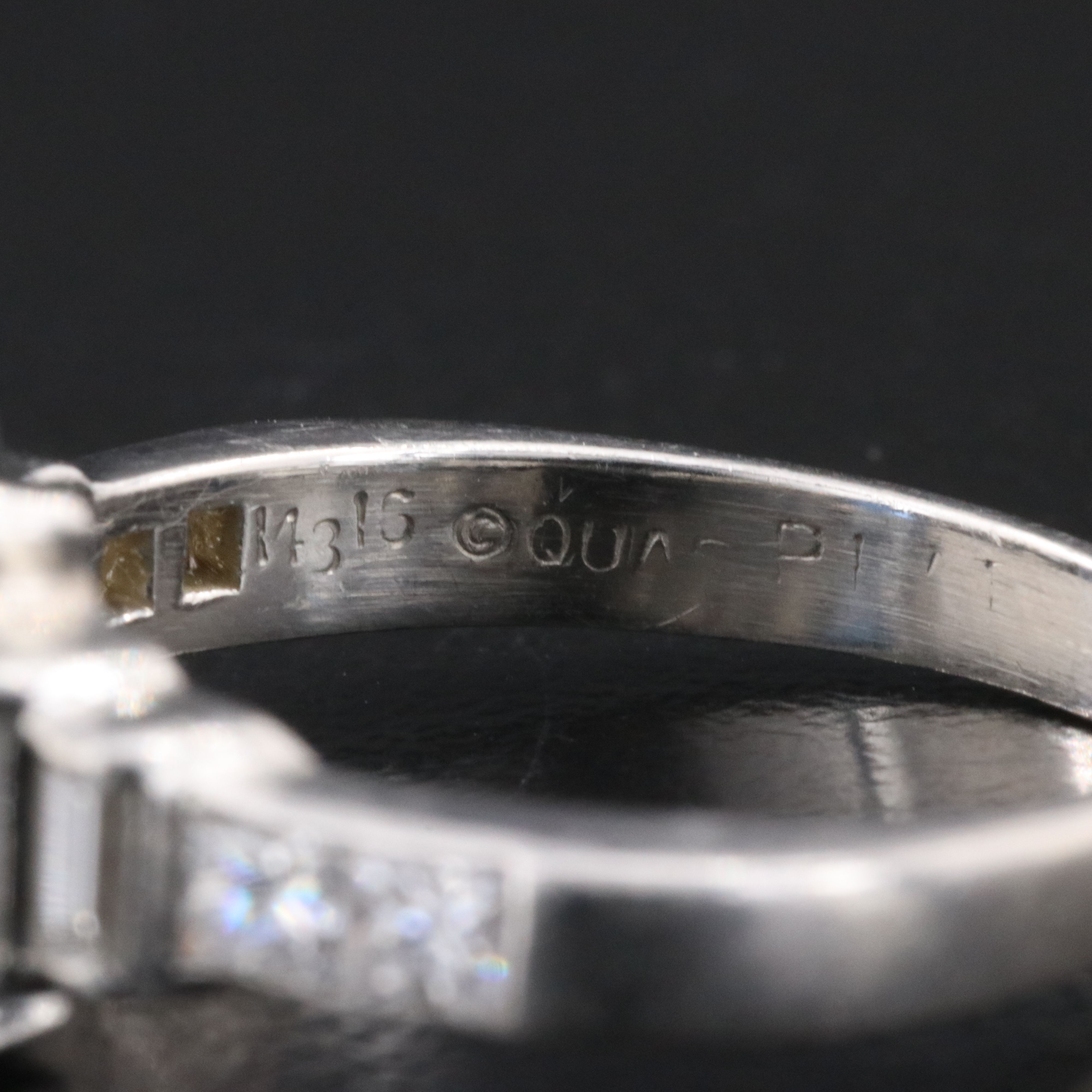 Platinum 2.42 CT Sapphire and Diamond Ring with Online IGI Jewelry Report