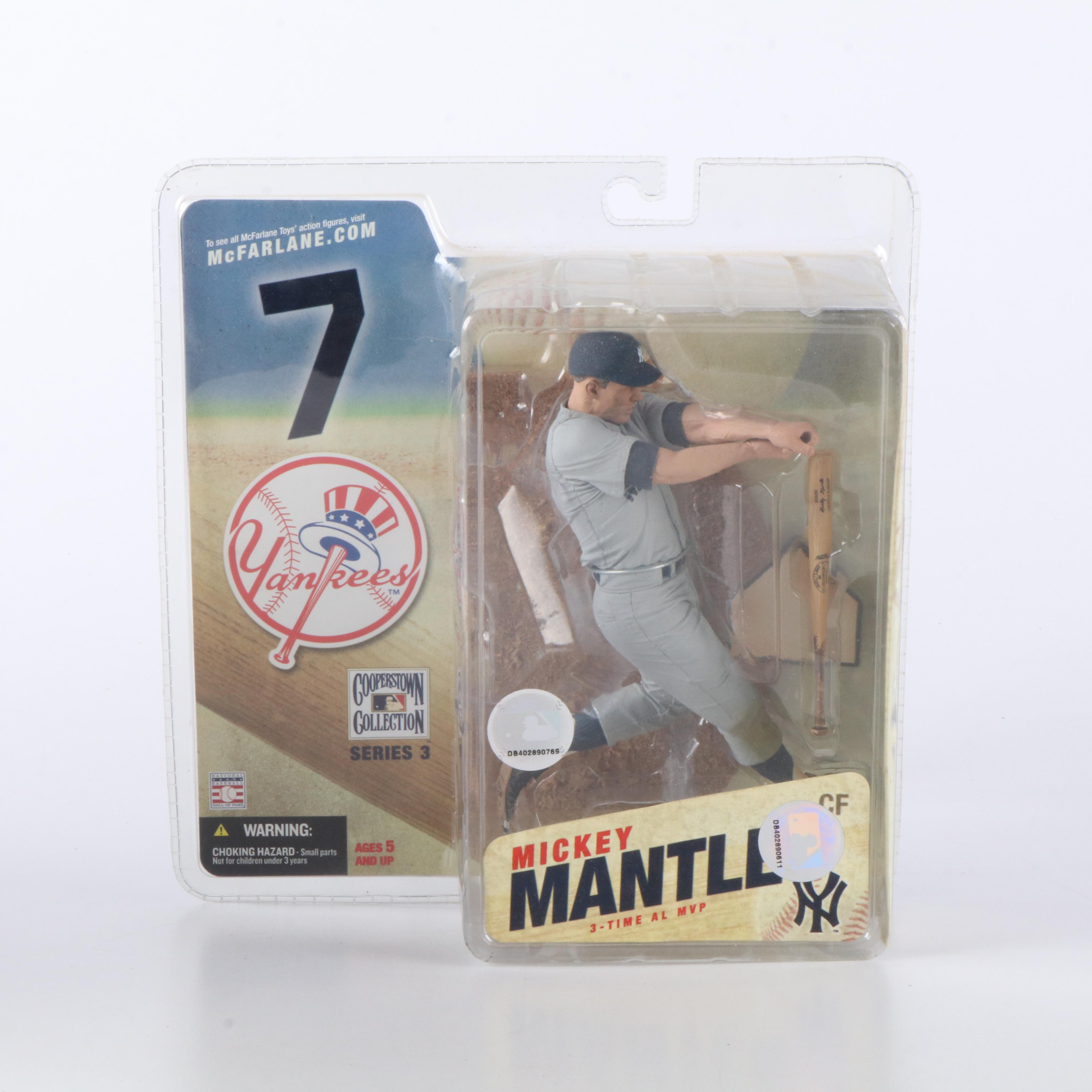 Mickey Mantle, Babe Ruth and More Coopertown Collection McFarlane Action Figures