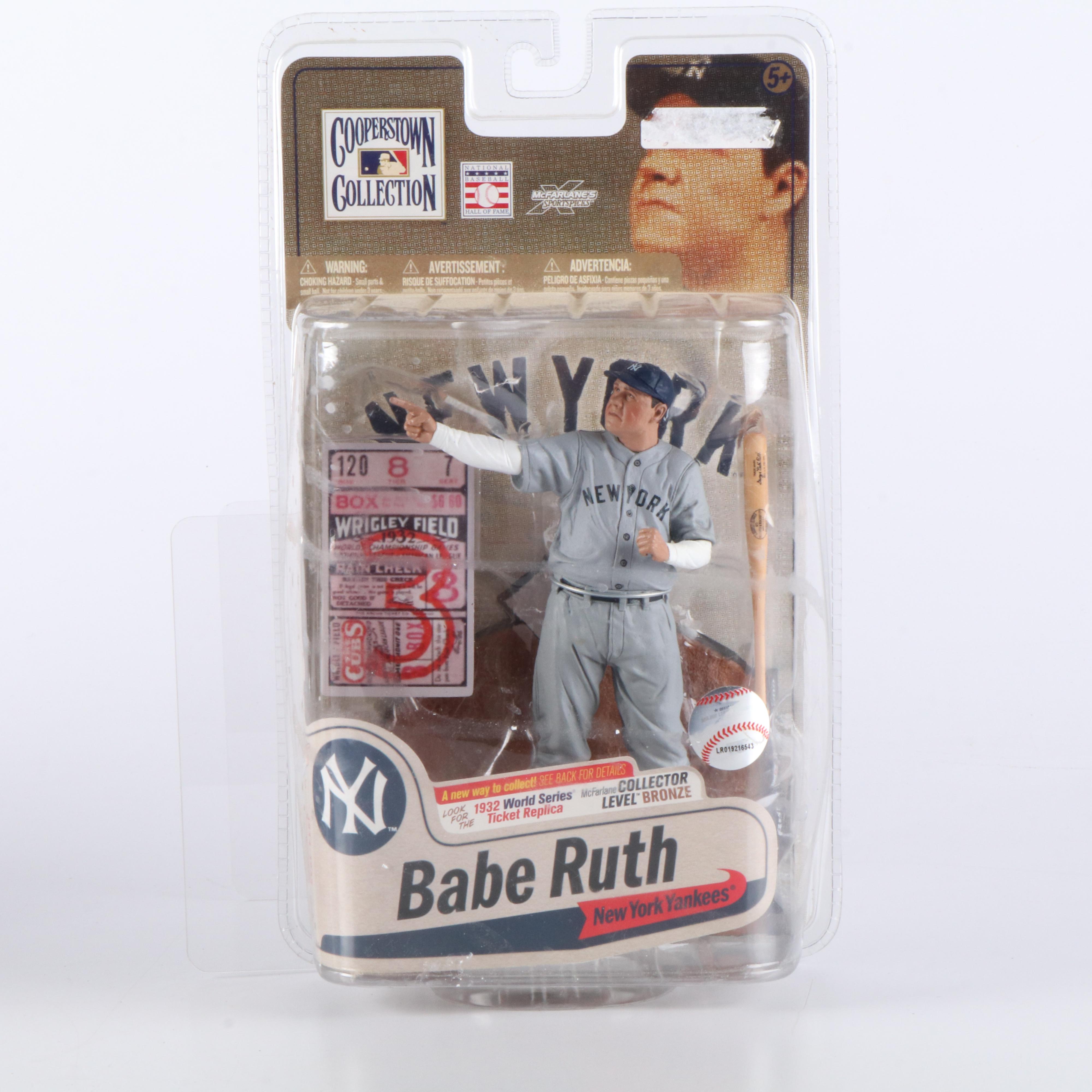 Mickey Mantle, Babe Ruth and More Coopertown Collection McFarlane Action Figures