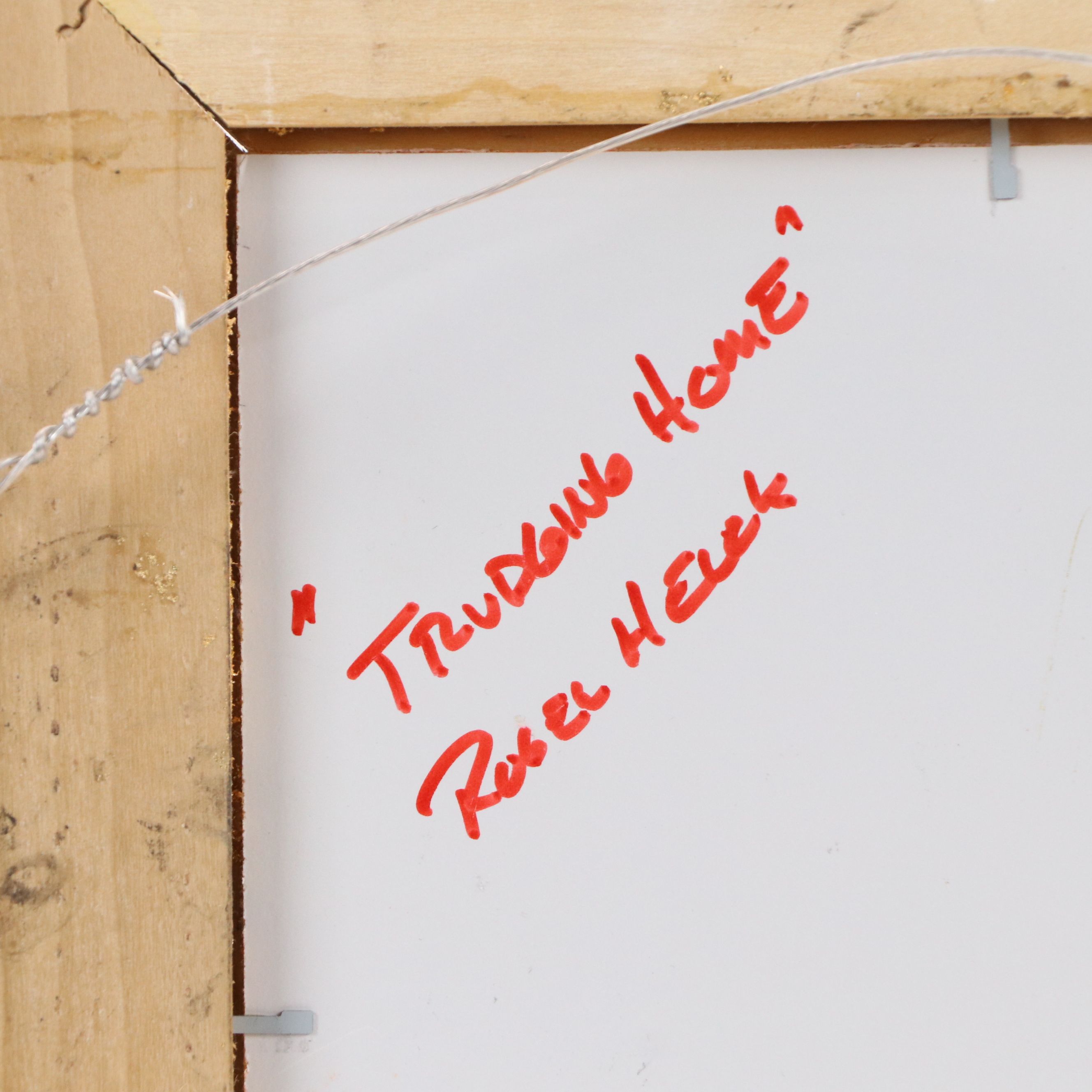 Roger Heuck Oil Painting "Trudging Home," 21st Century