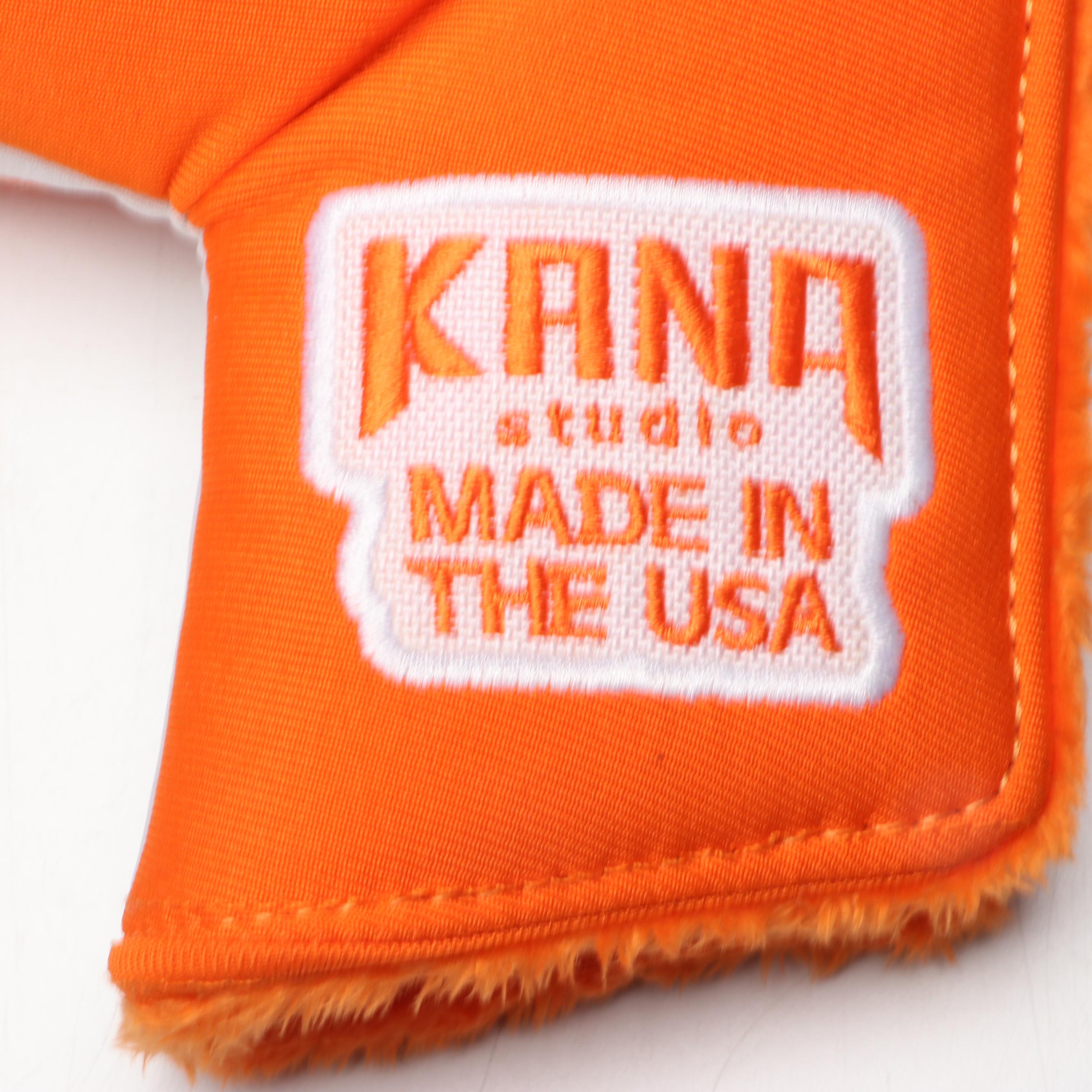 Kana Studio Orange and White Putter Head Cover