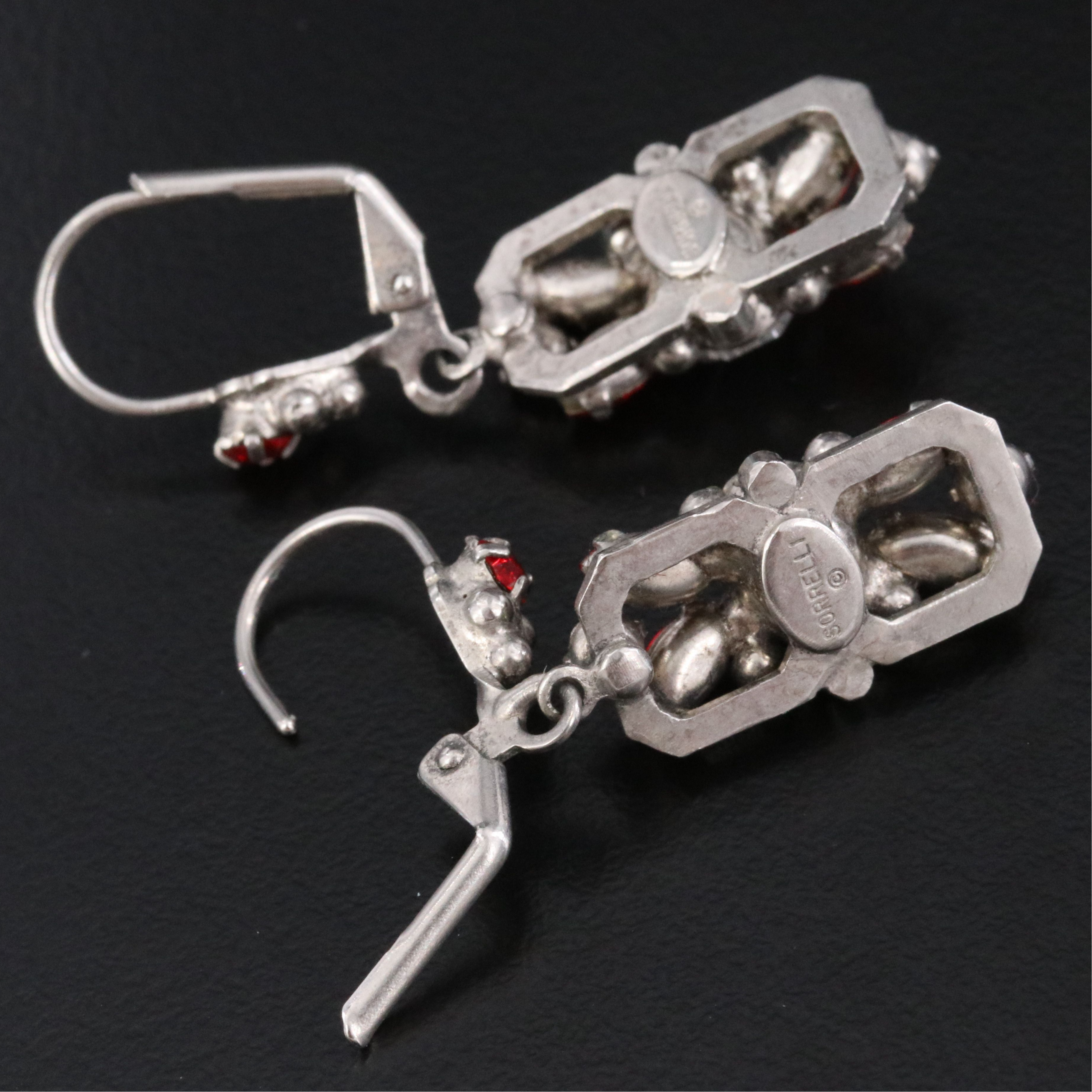 Vintage Sorrelli Rhinestone Drop Earrings