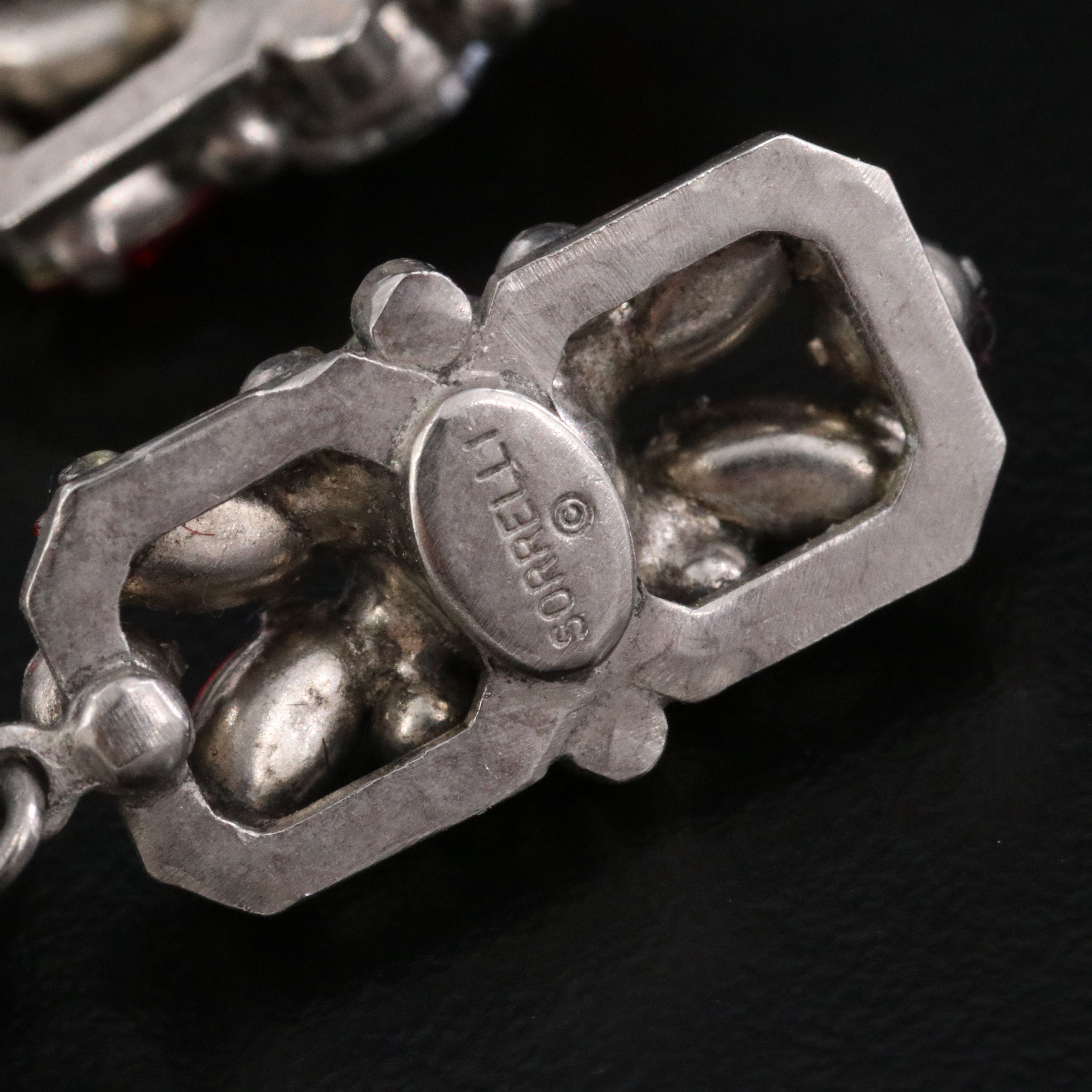 Vintage Sorrelli Rhinestone Drop Earrings