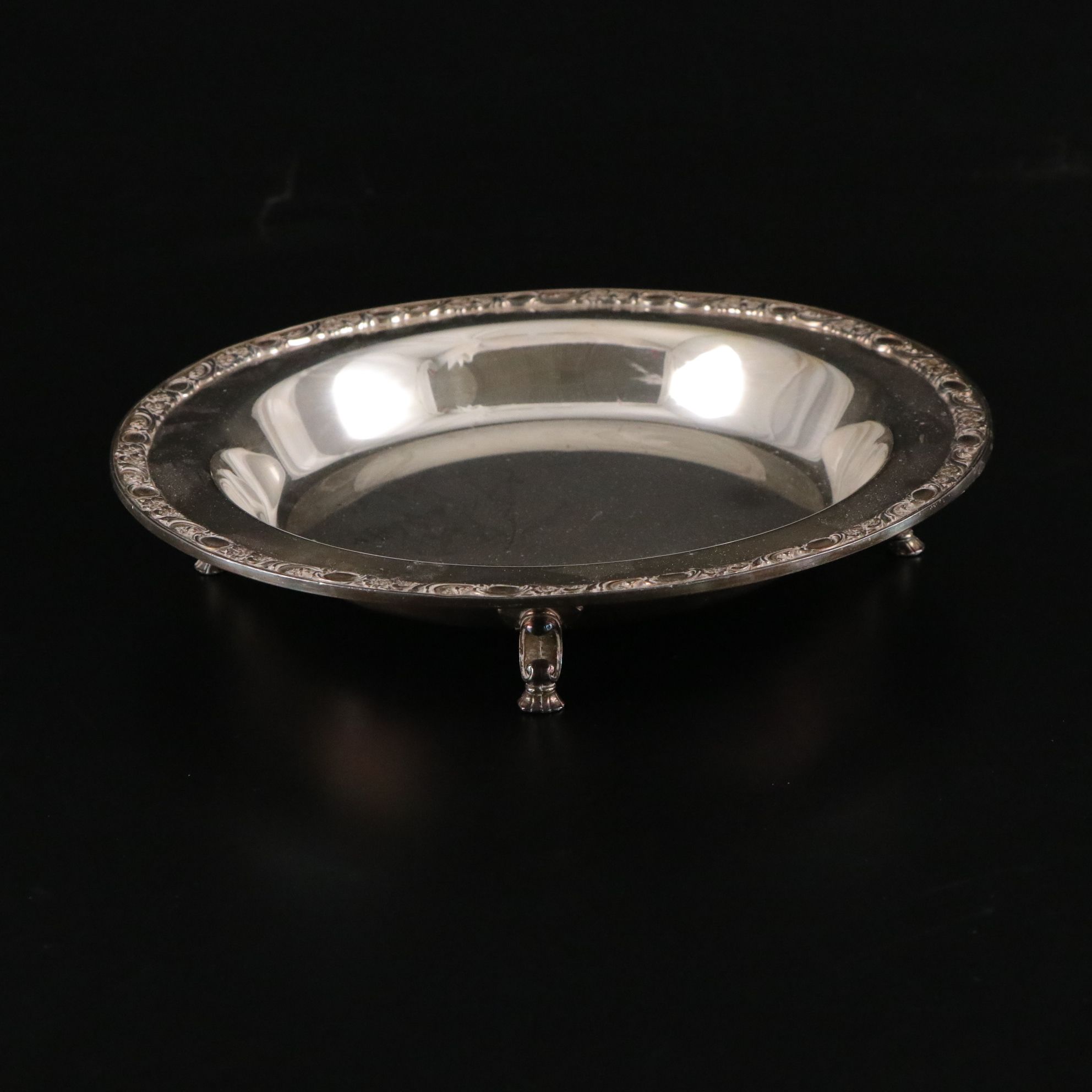 Wm. Rogers, FB. Rogers "Victorian Rose", Wallace Silver Plate Platters and More