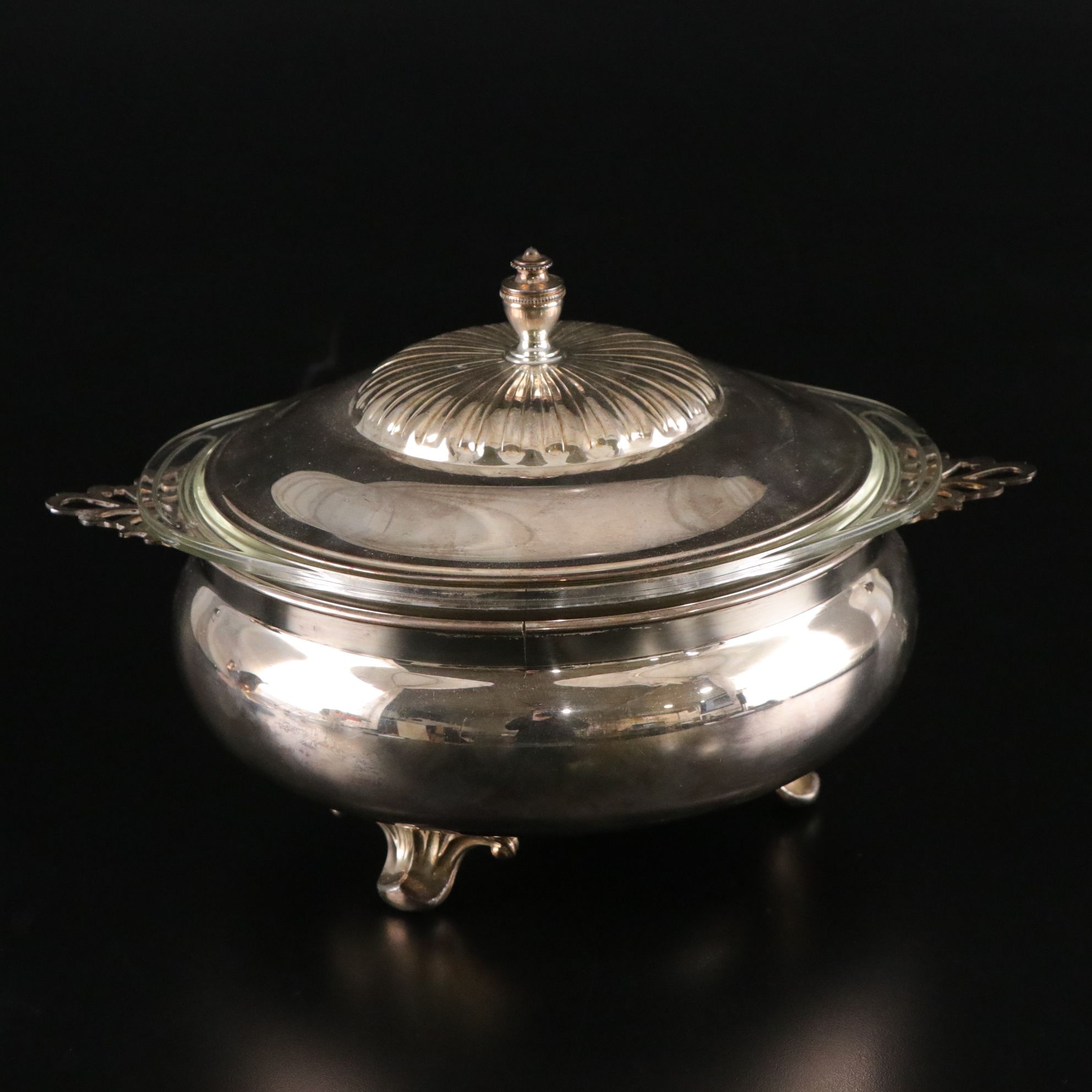 Wm. Rogers, FB. Rogers "Victorian Rose", Wallace Silver Plate Platters and More