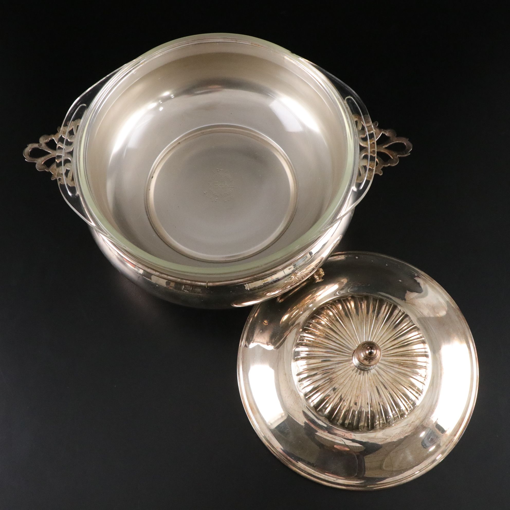 Wm. Rogers, FB. Rogers "Victorian Rose", Wallace Silver Plate Platters and More