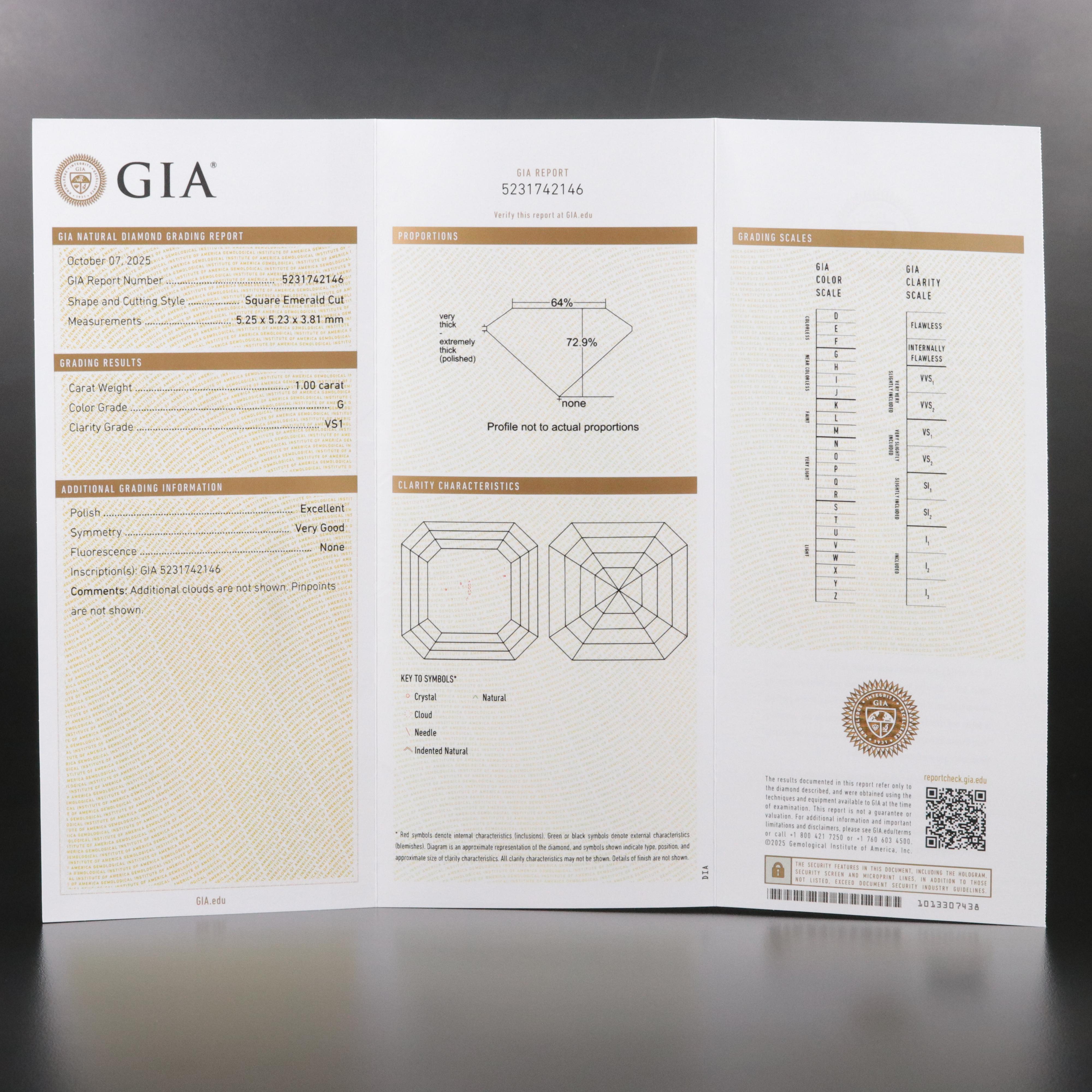 Platinum 1.92 CTW Diamond Stud Earrings with GIA Reports