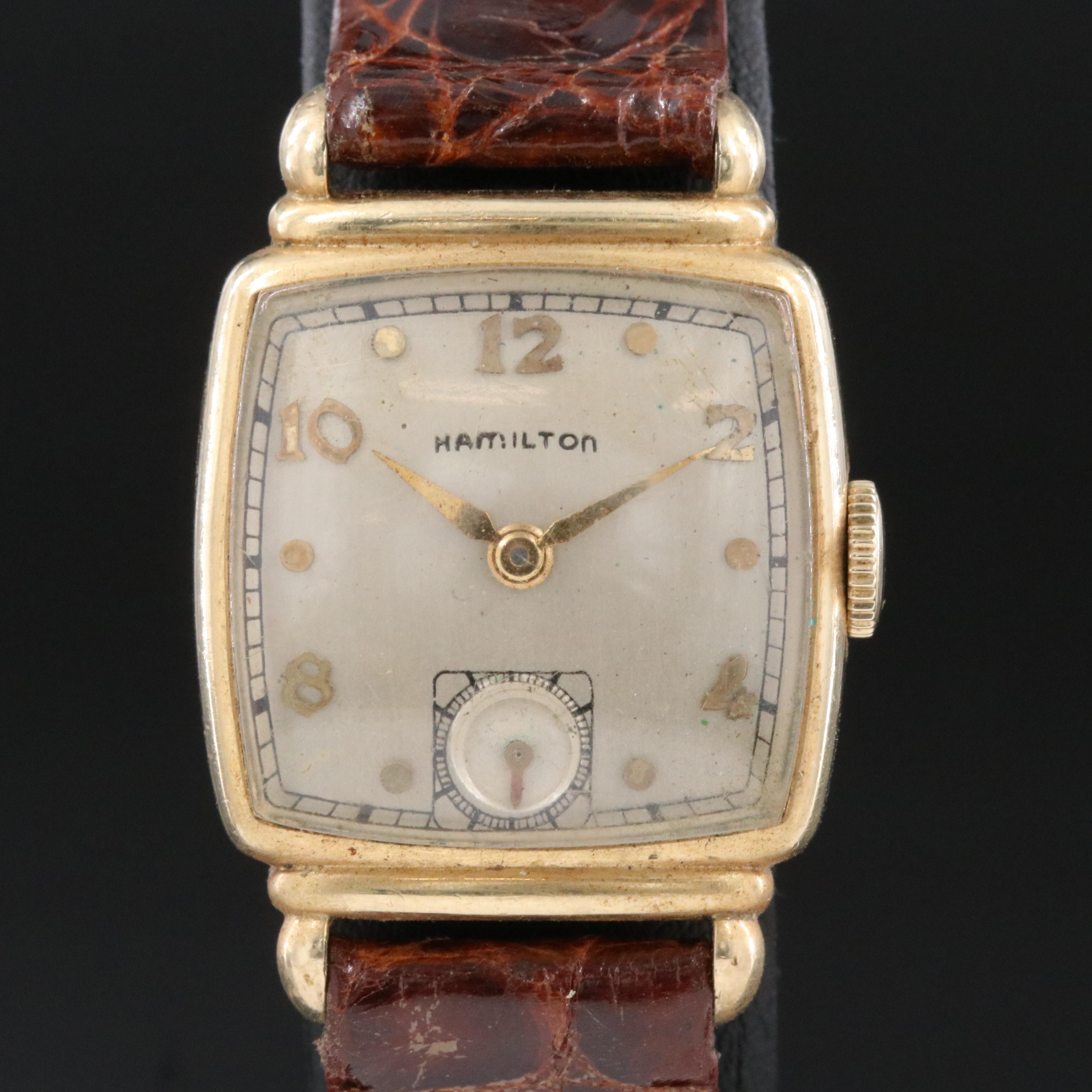 Hamilton Norman Gold-Filled Stem Wind Watch