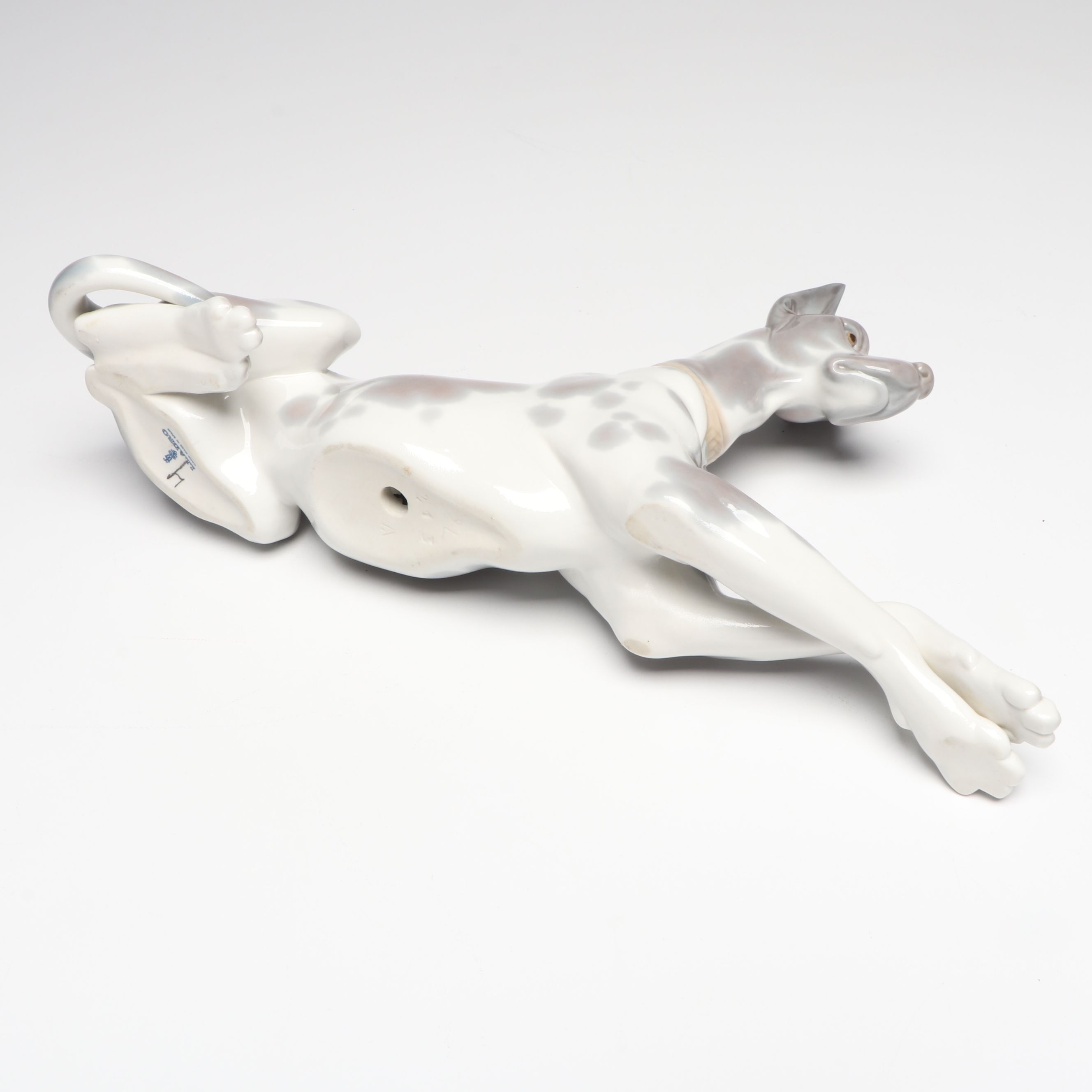 Lladró "Great Dane" Porcelain Figure with Other Dog Figures