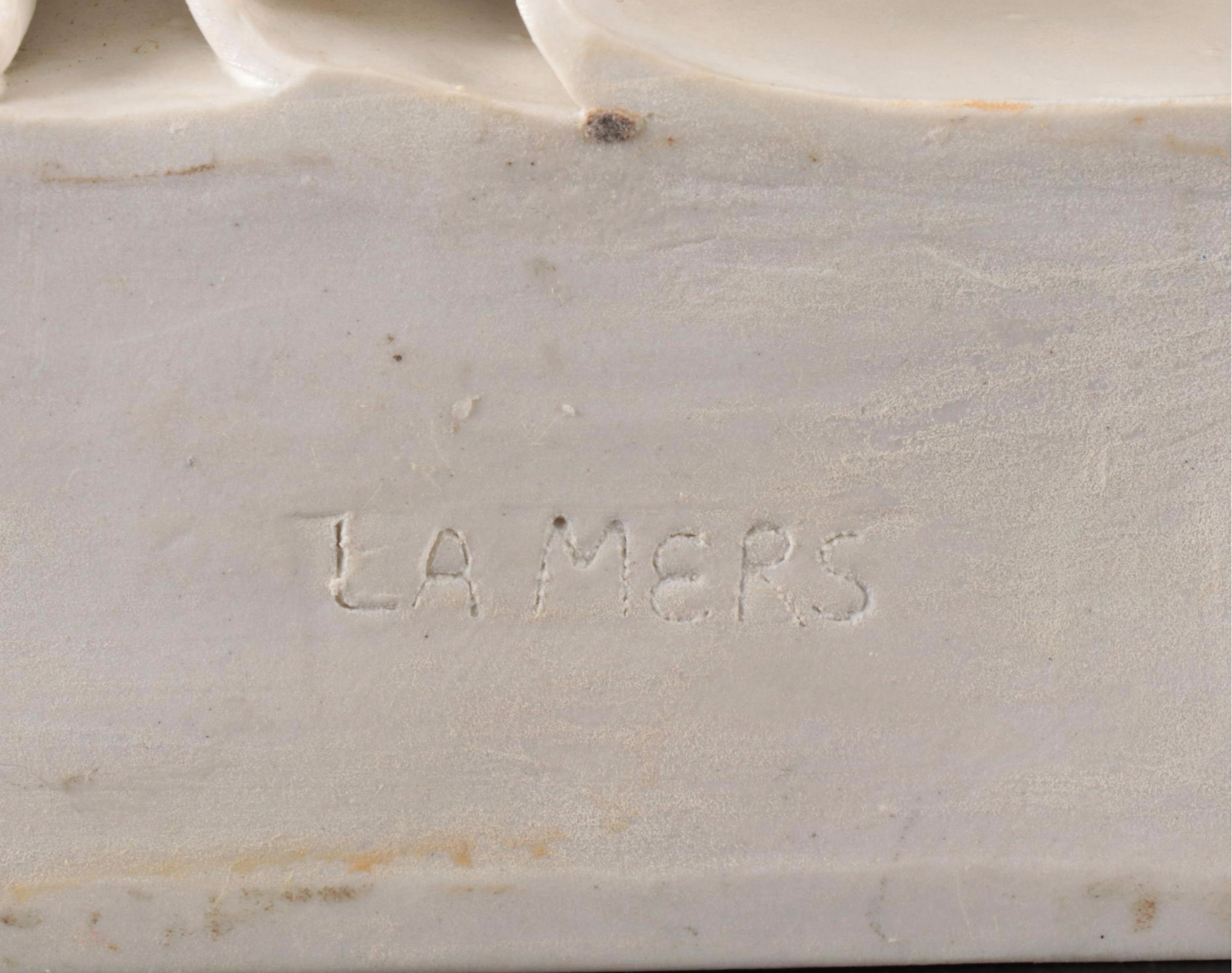 Evelyn LaMers Organic Lace Ceramic Vase