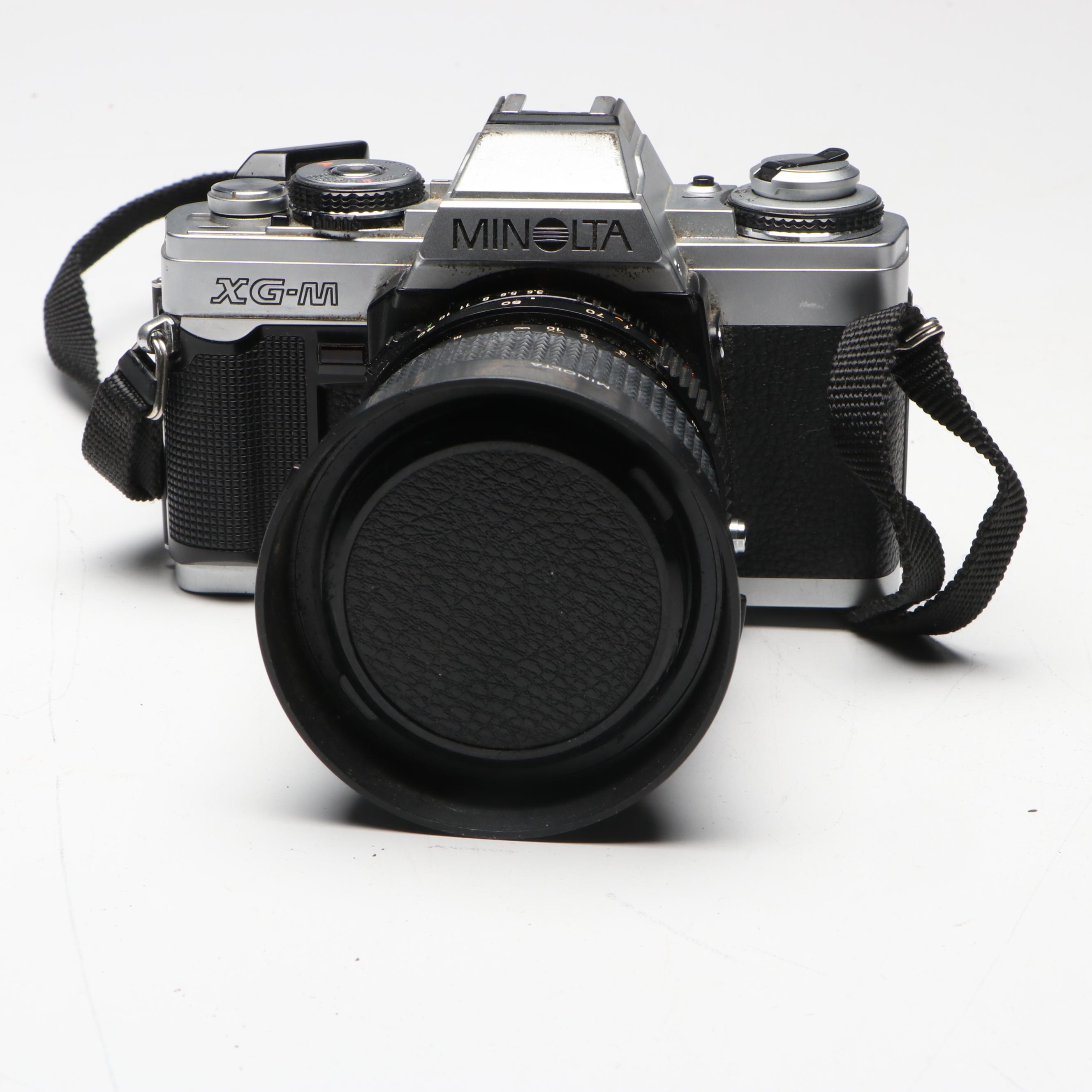 Minolta XG-M Still Camera with Additional Lens