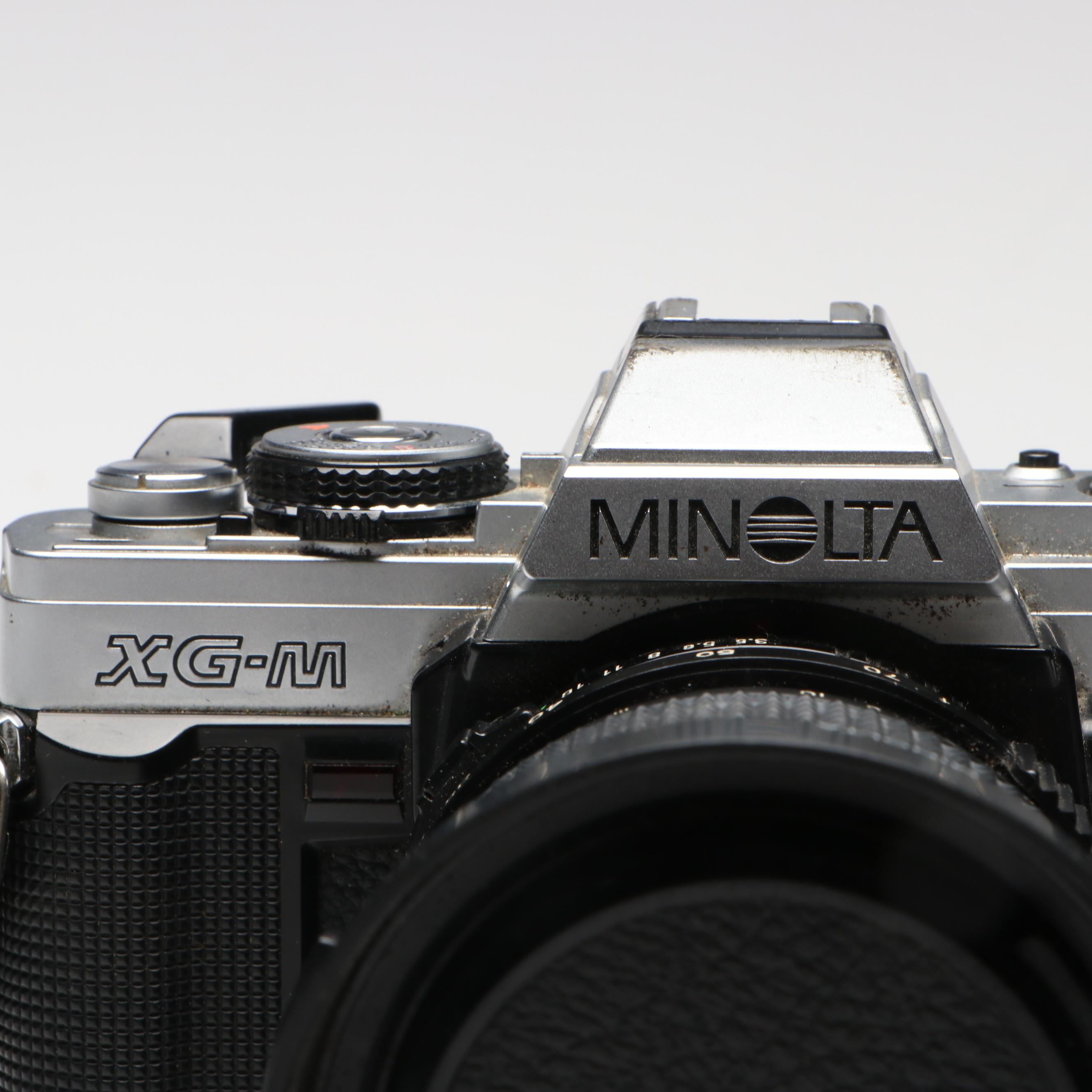 Minolta XG-M Still Camera with Additional Lens