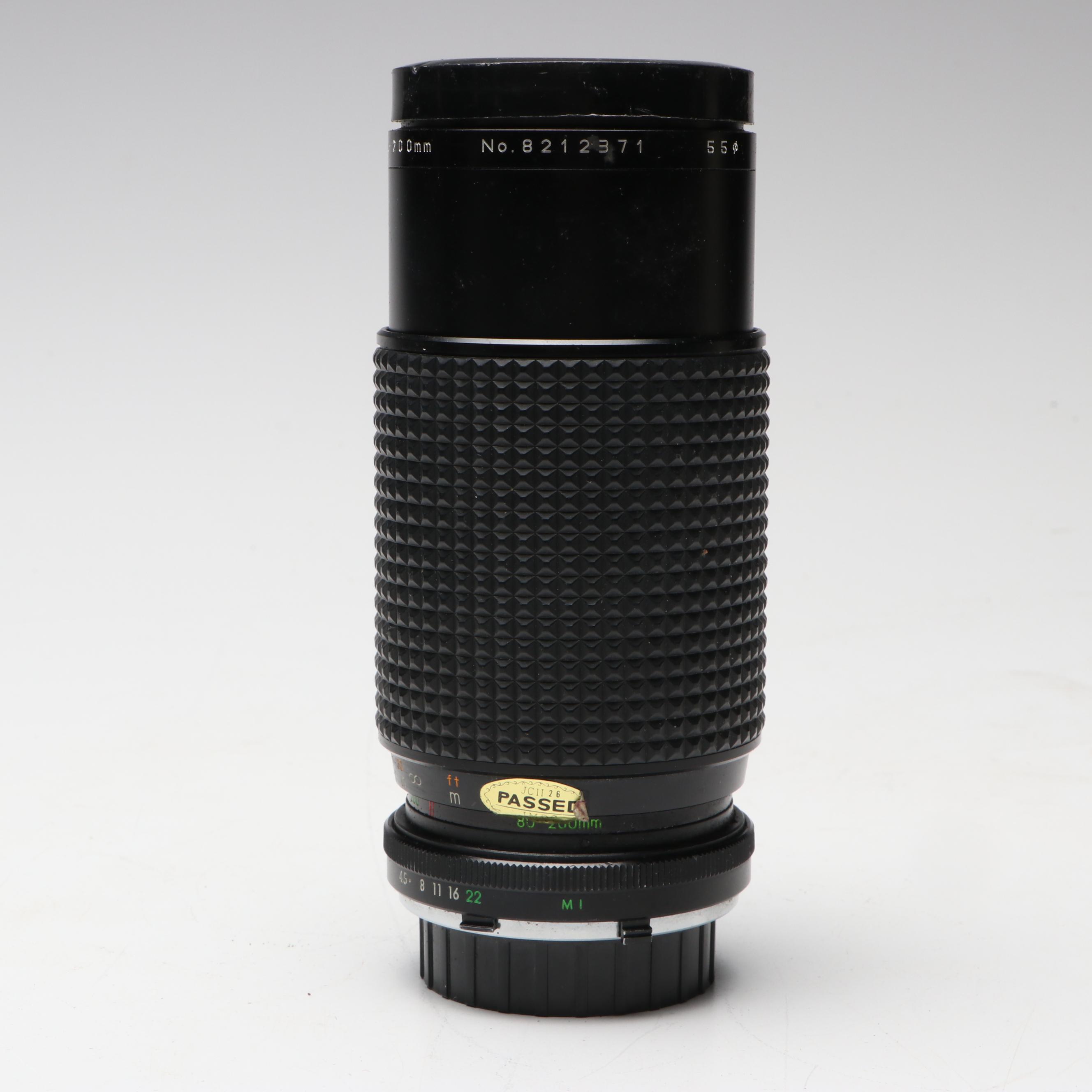 Minolta XG-M Still Camera with Additional Lens