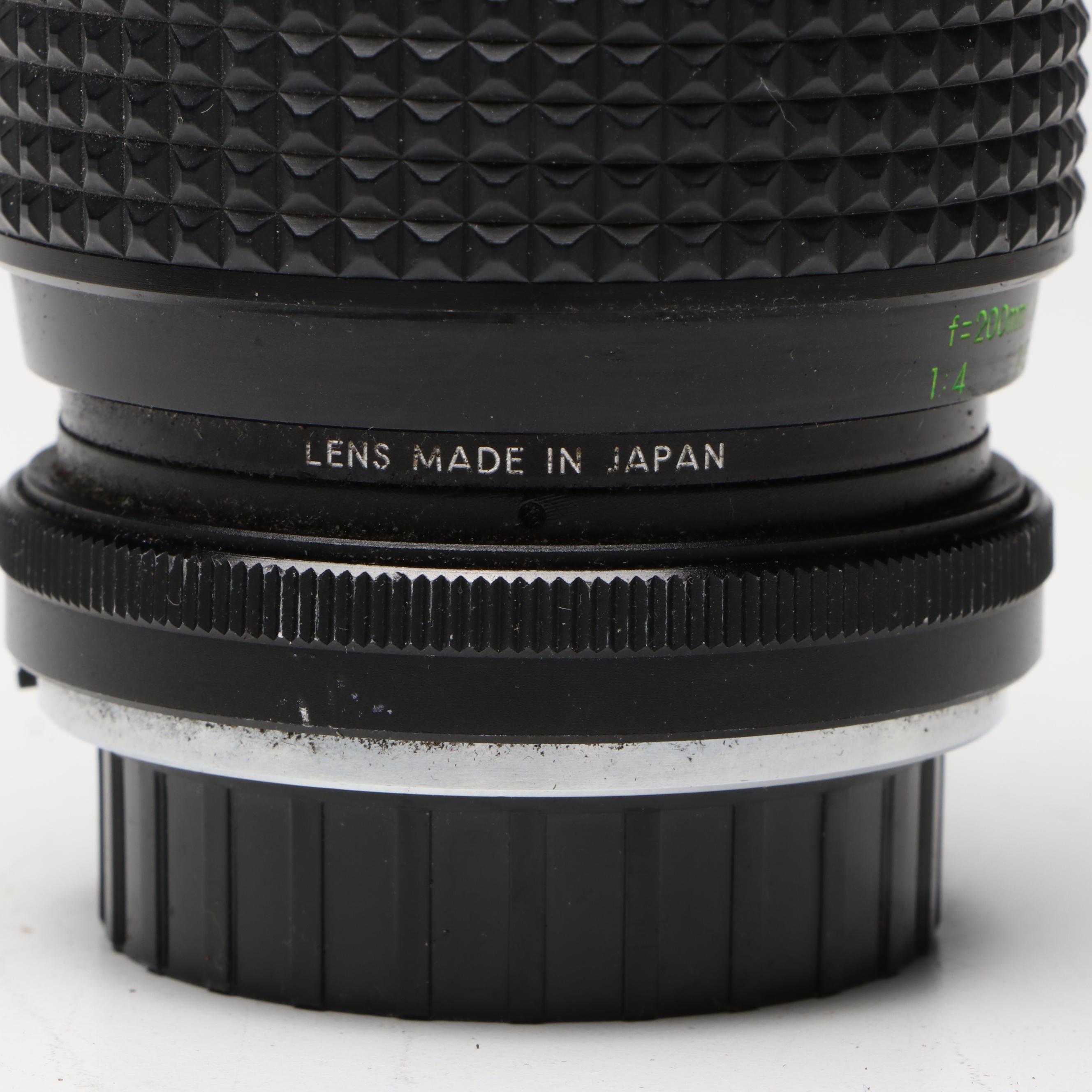 Minolta XG-M Still Camera with Additional Lens