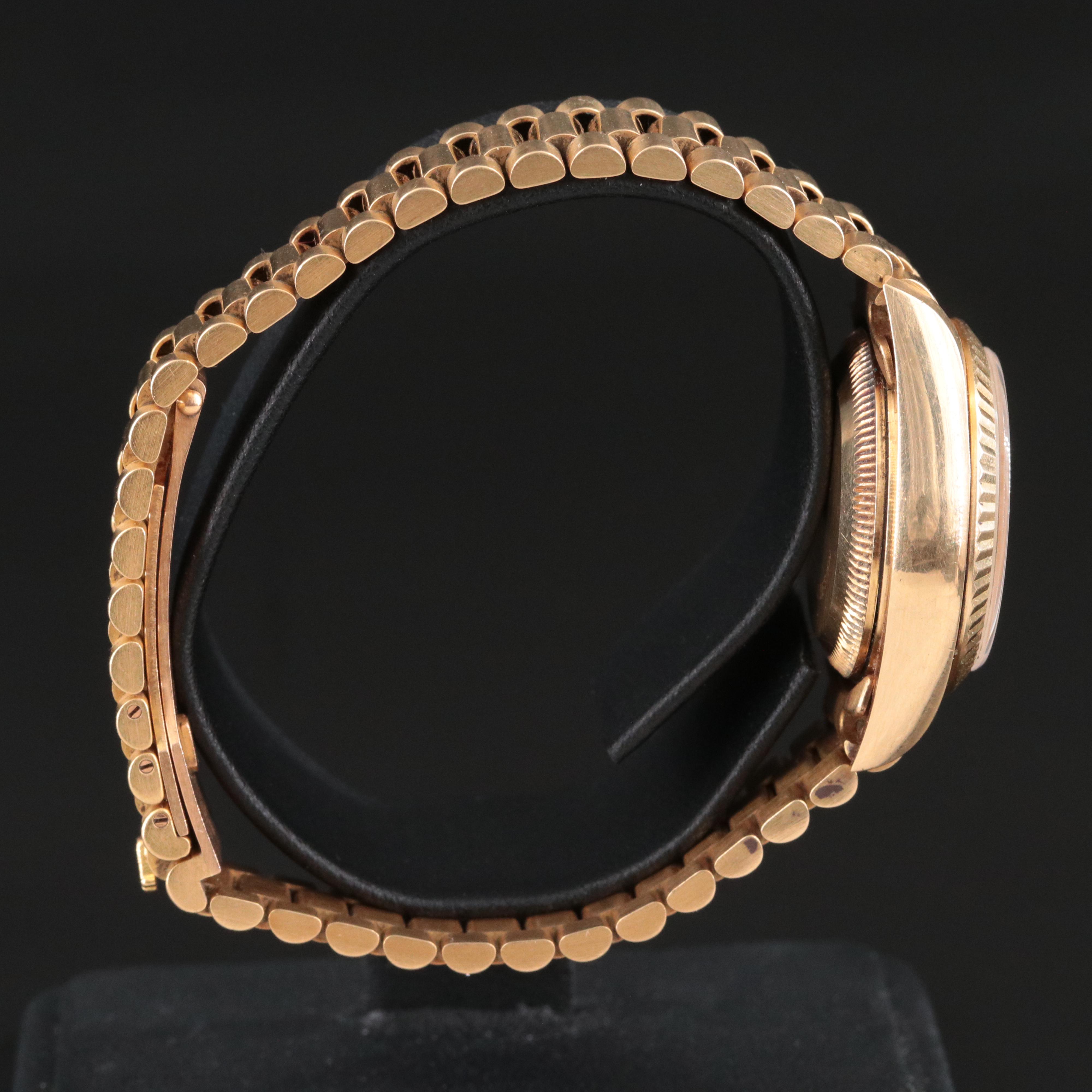 Rolex Datejust 69178 Custom Diamond 18K Watch c.1984