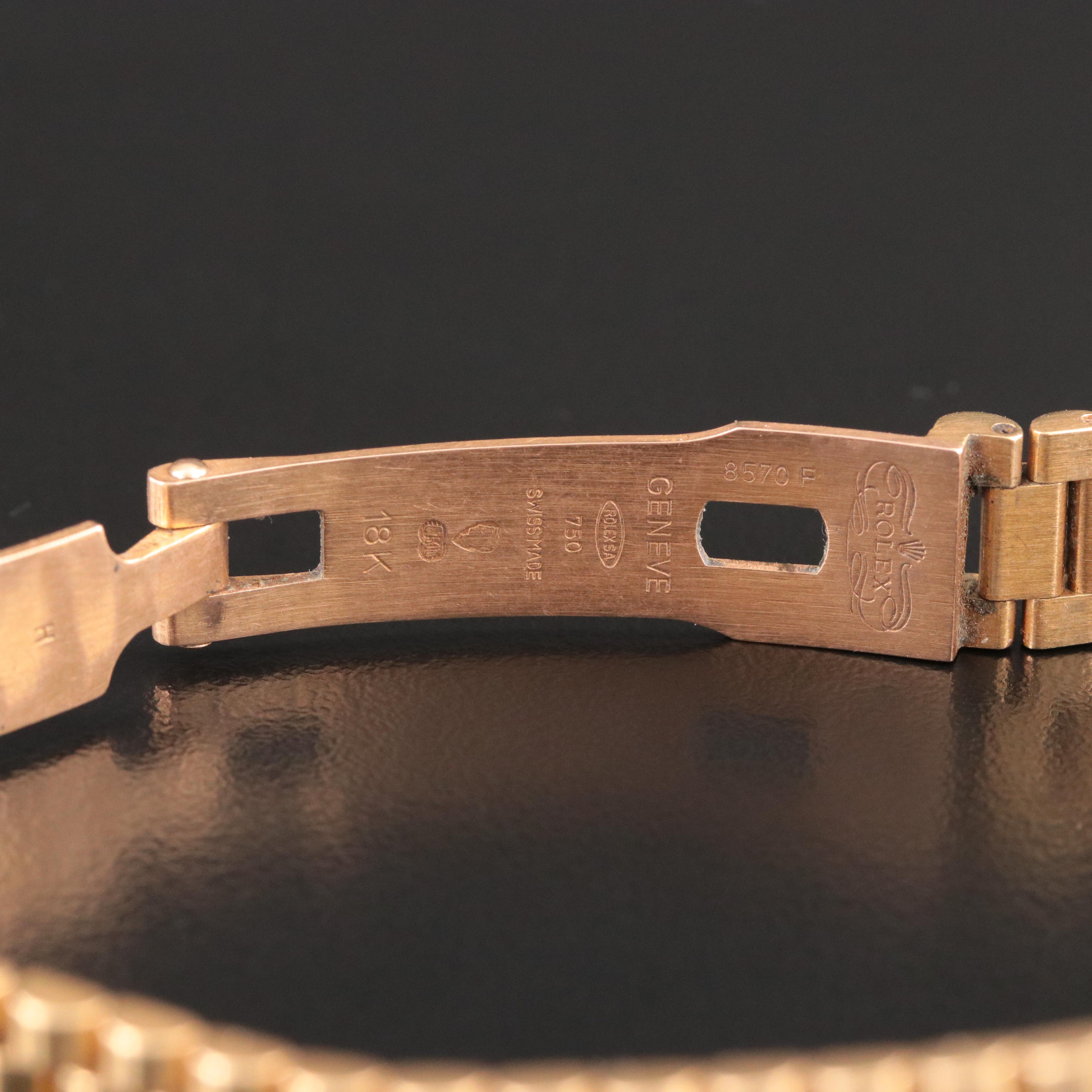 Rolex Datejust 69178 Custom Diamond 18K Watch c.1984