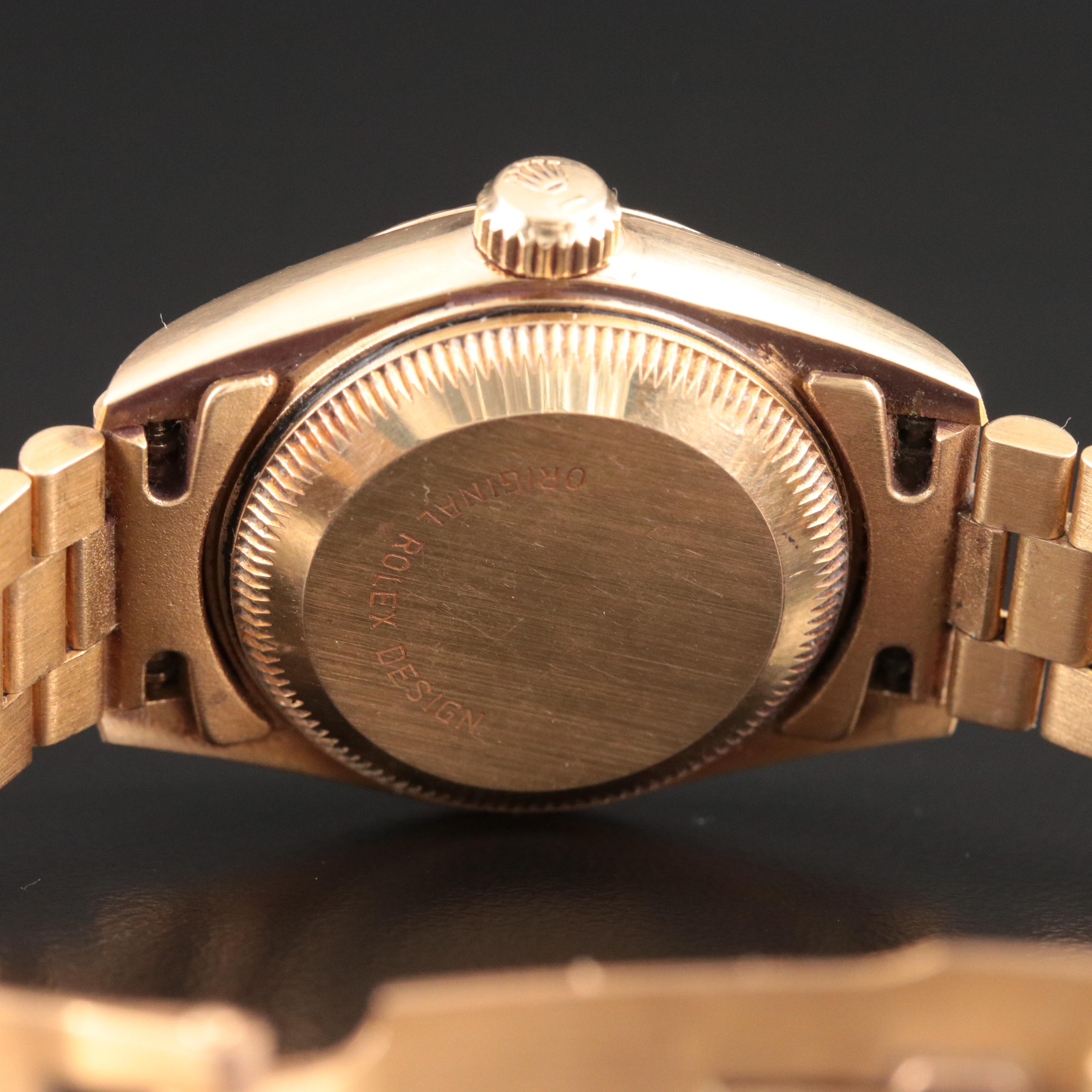 Rolex Datejust 69178 Custom Diamond 18K Watch c.1984