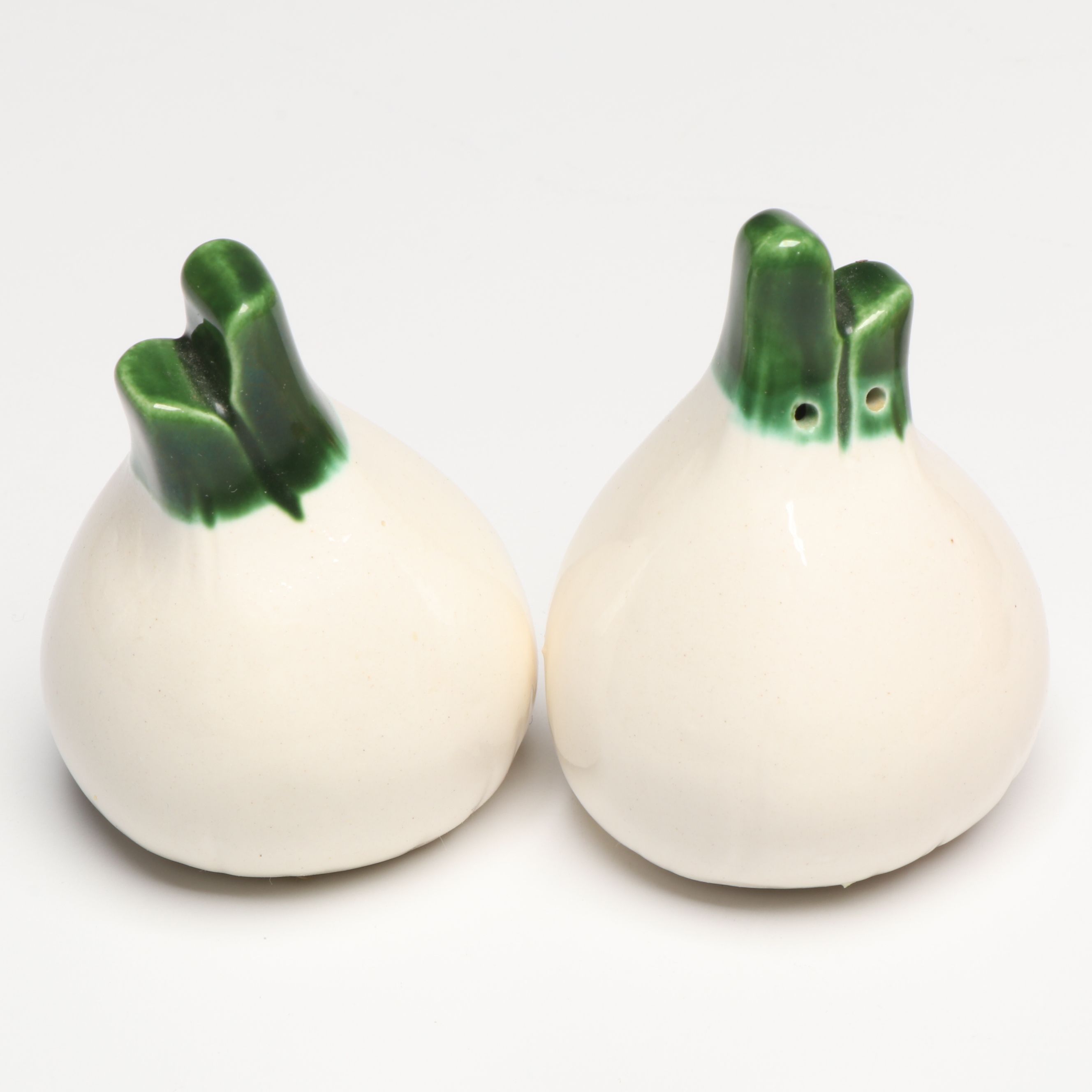 Enesco Onion-Shaped Ceramic Shakers with Other Novelty Ceramic Shakers